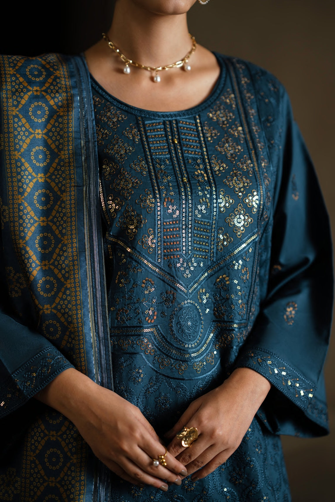 Sham Drop II Teal Radiance