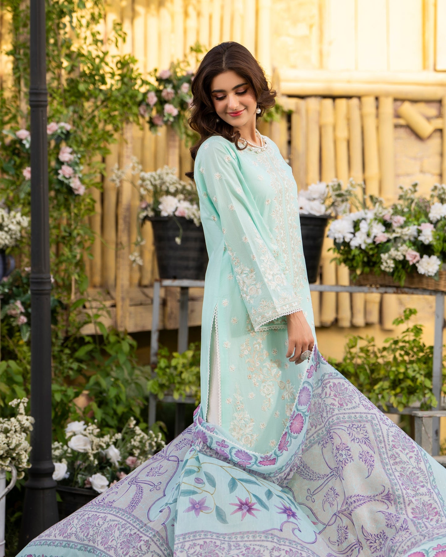 Karma Sunehri 1577 Ice Blue