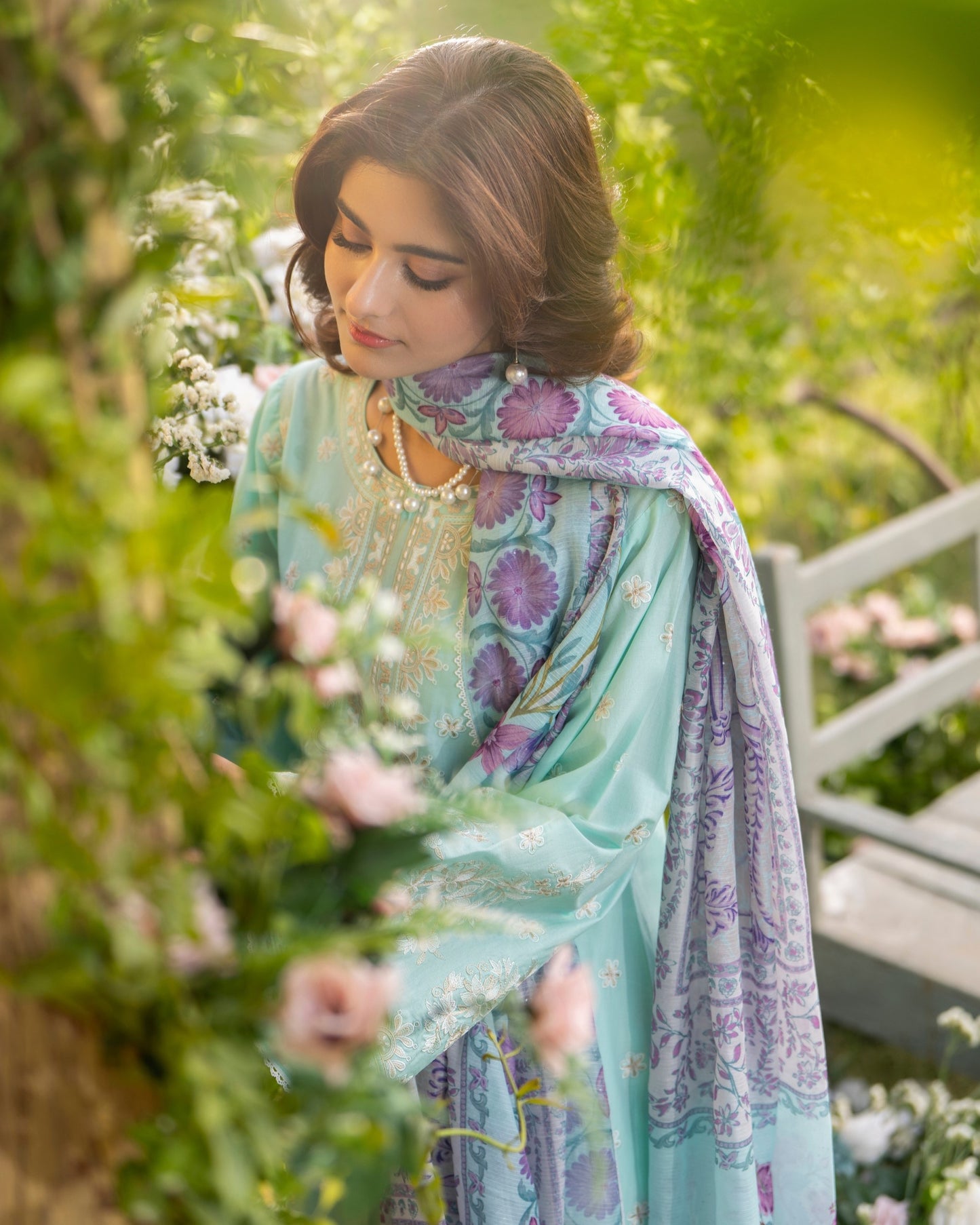 Karma Sunehri 1577 Ice Blue