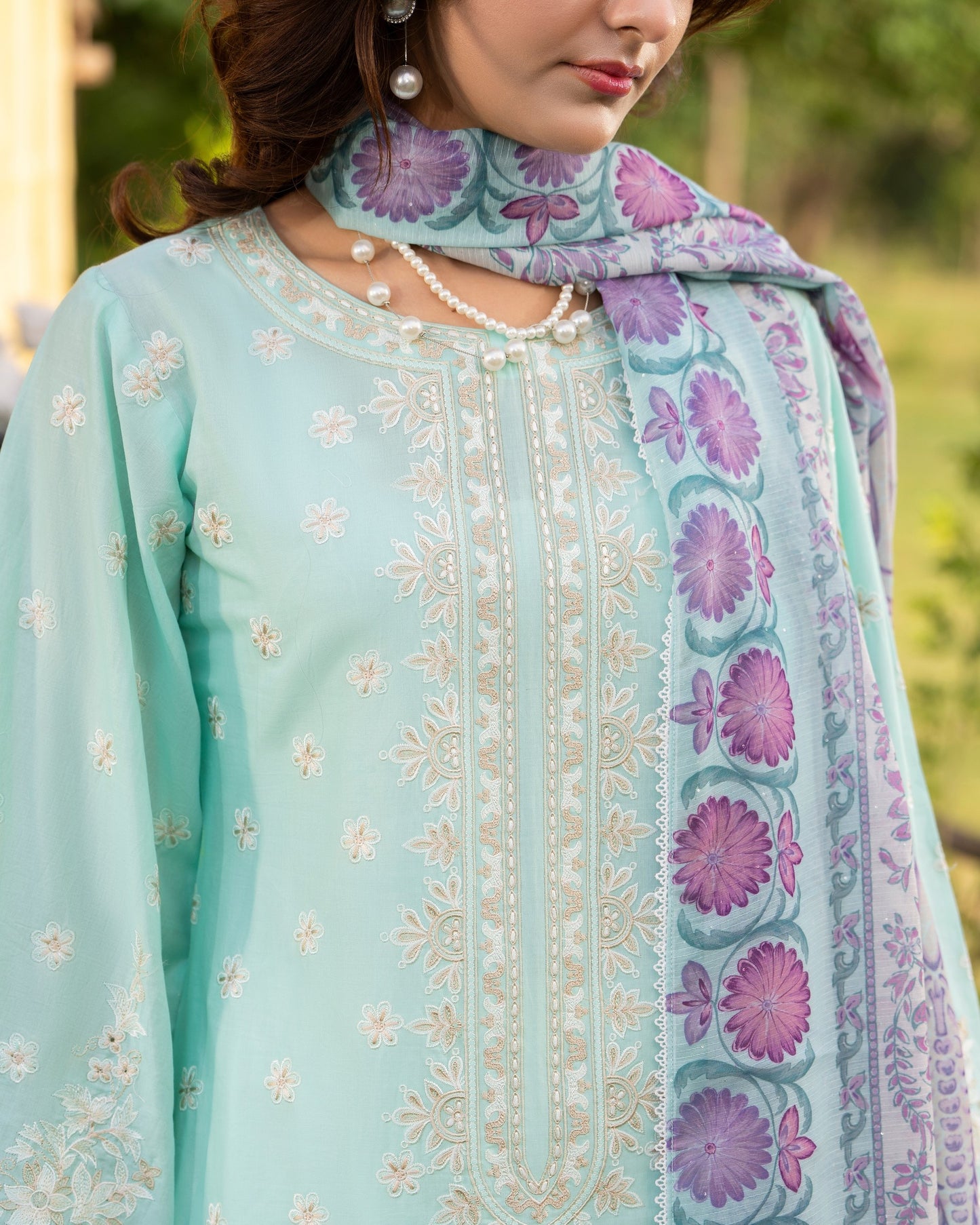 Karma Sunehri 1577 Ice Blue