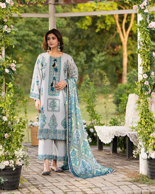 Karma Sunehri 1576 Mist Grey