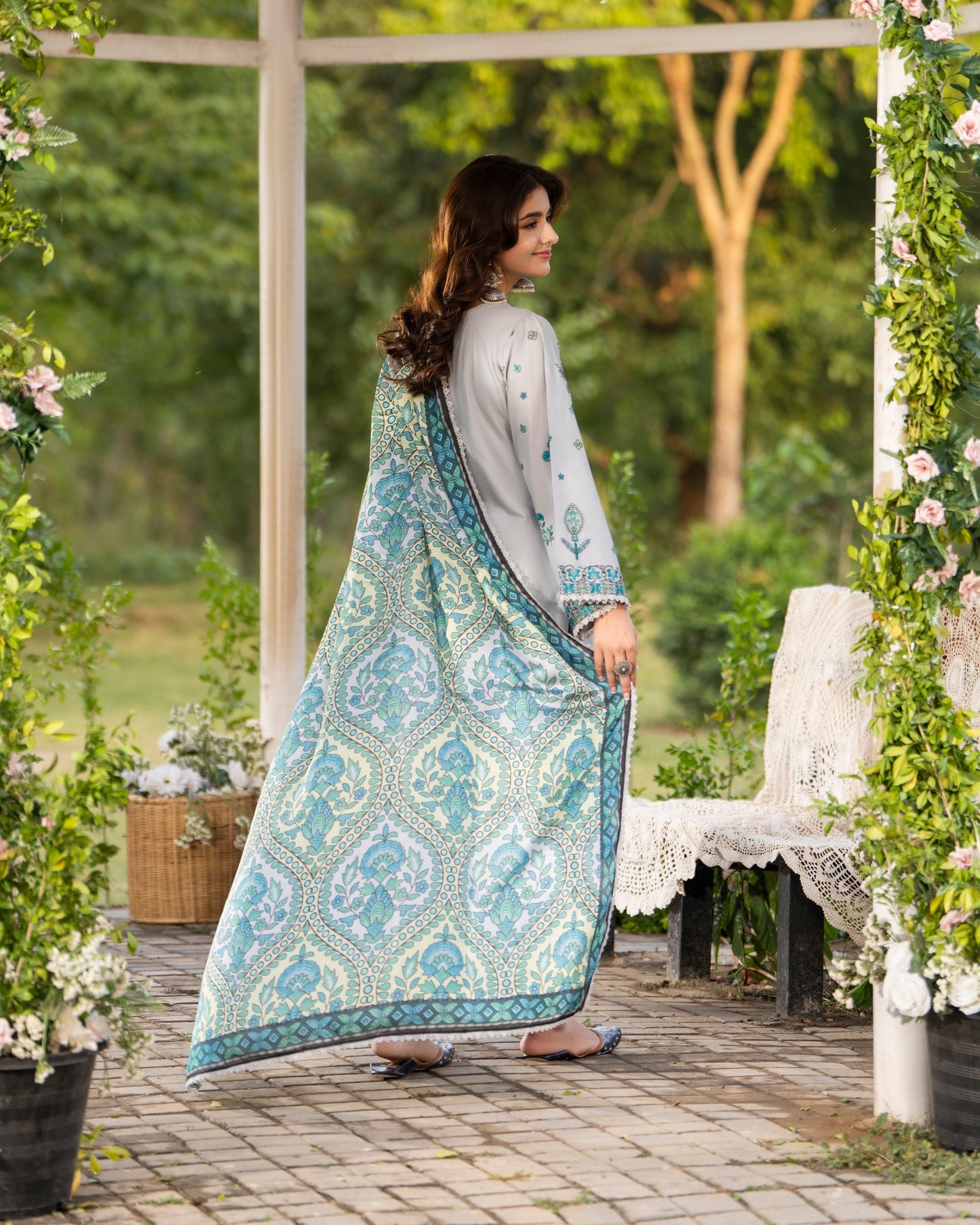 Karma Sunehri 1576 Mist Grey