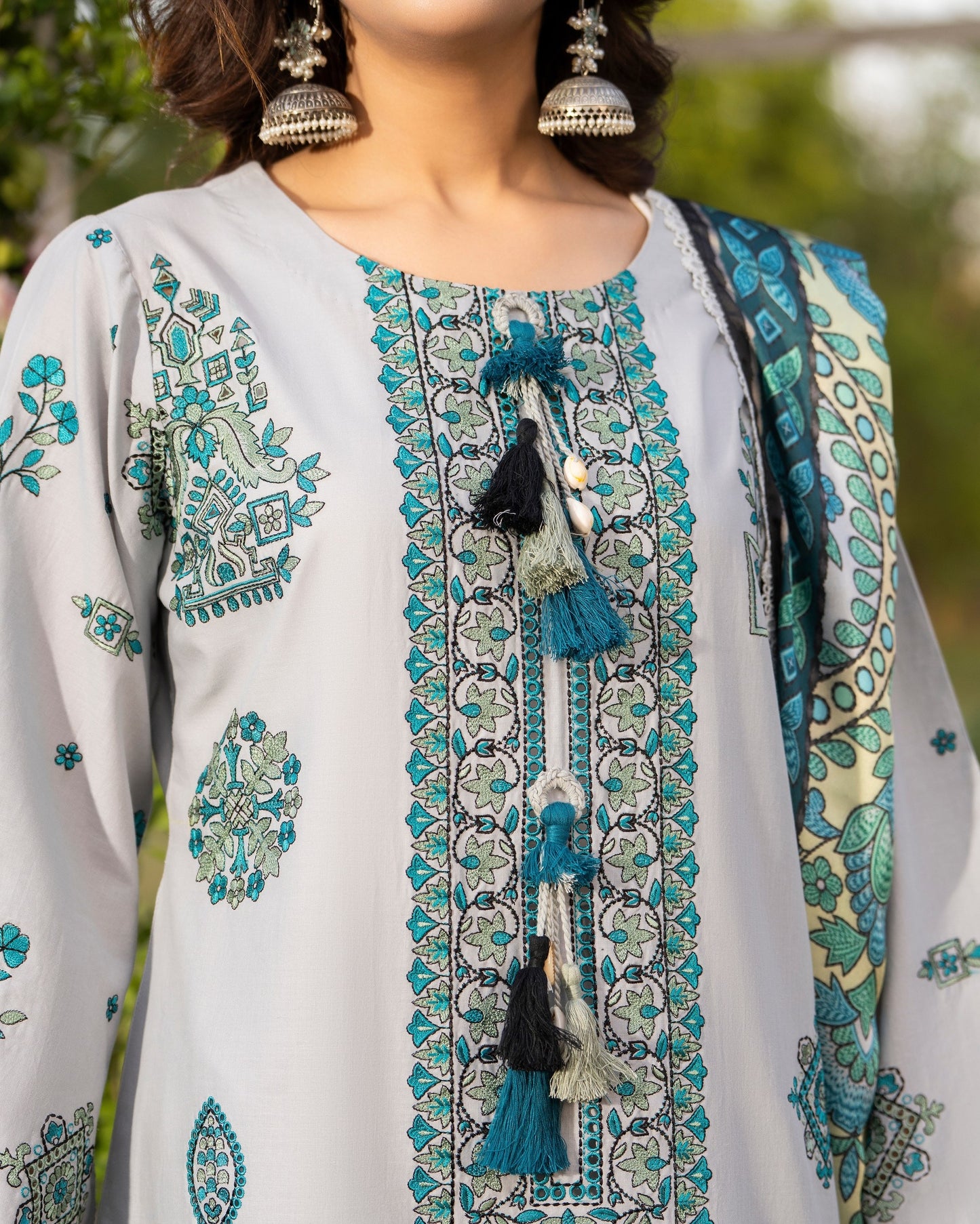 Karma Sunehri 1576 Mist Grey