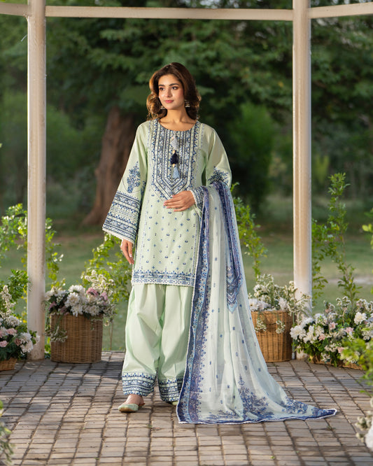 Karma Sunehri 1579 Seafoam Green