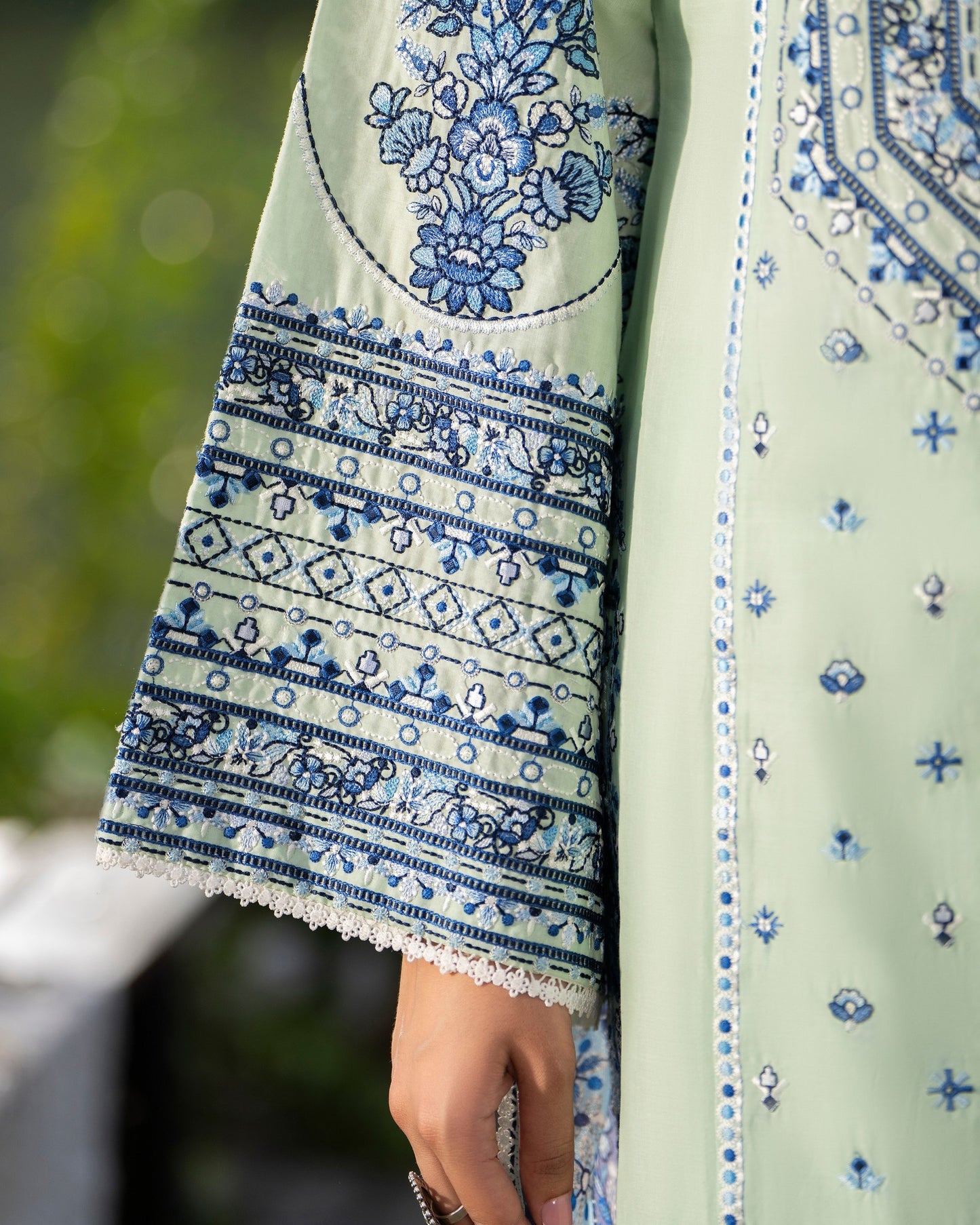 Karma Sunehri 1579 Seafoam Green