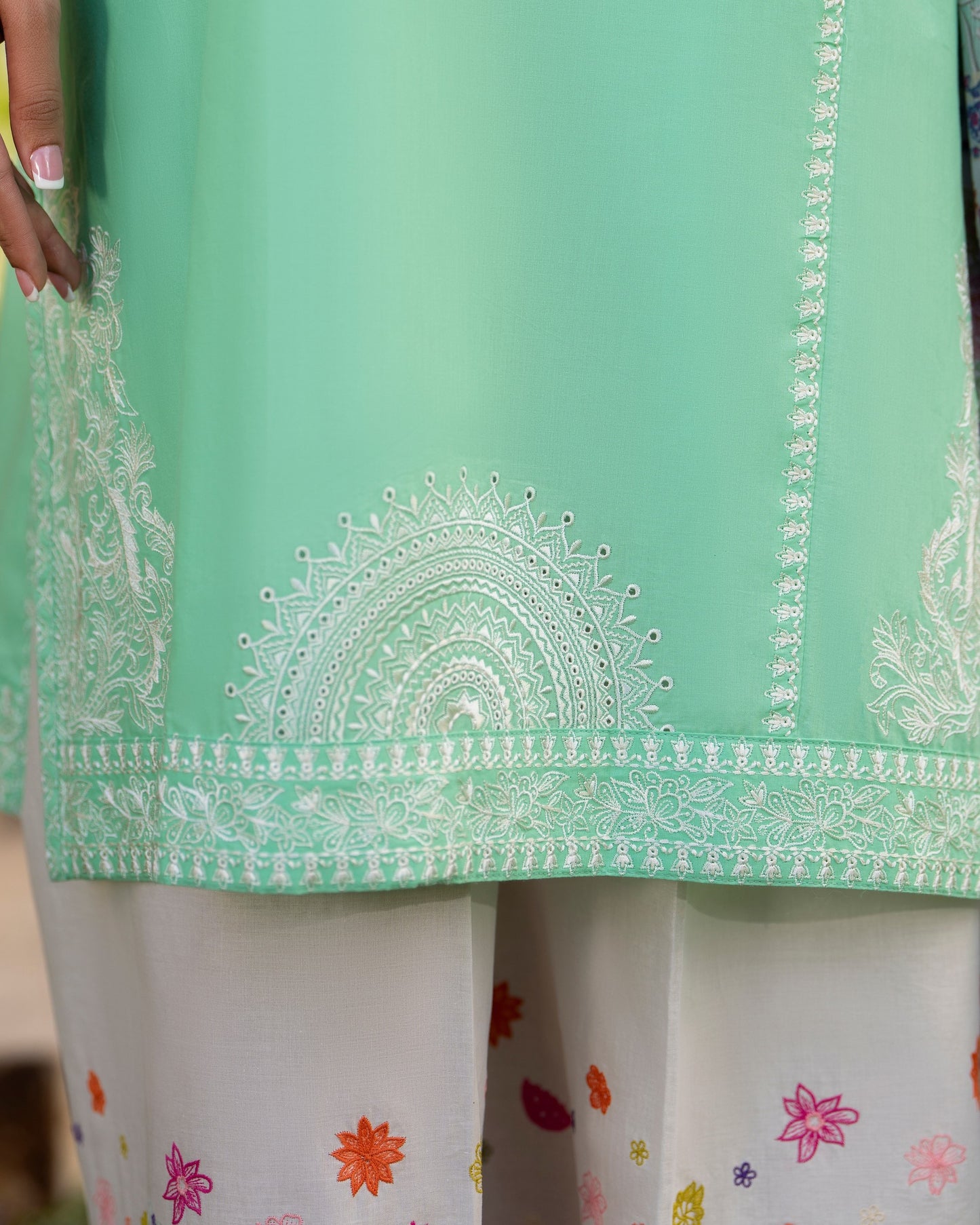 Karma Sunehri 1574 Mint Green