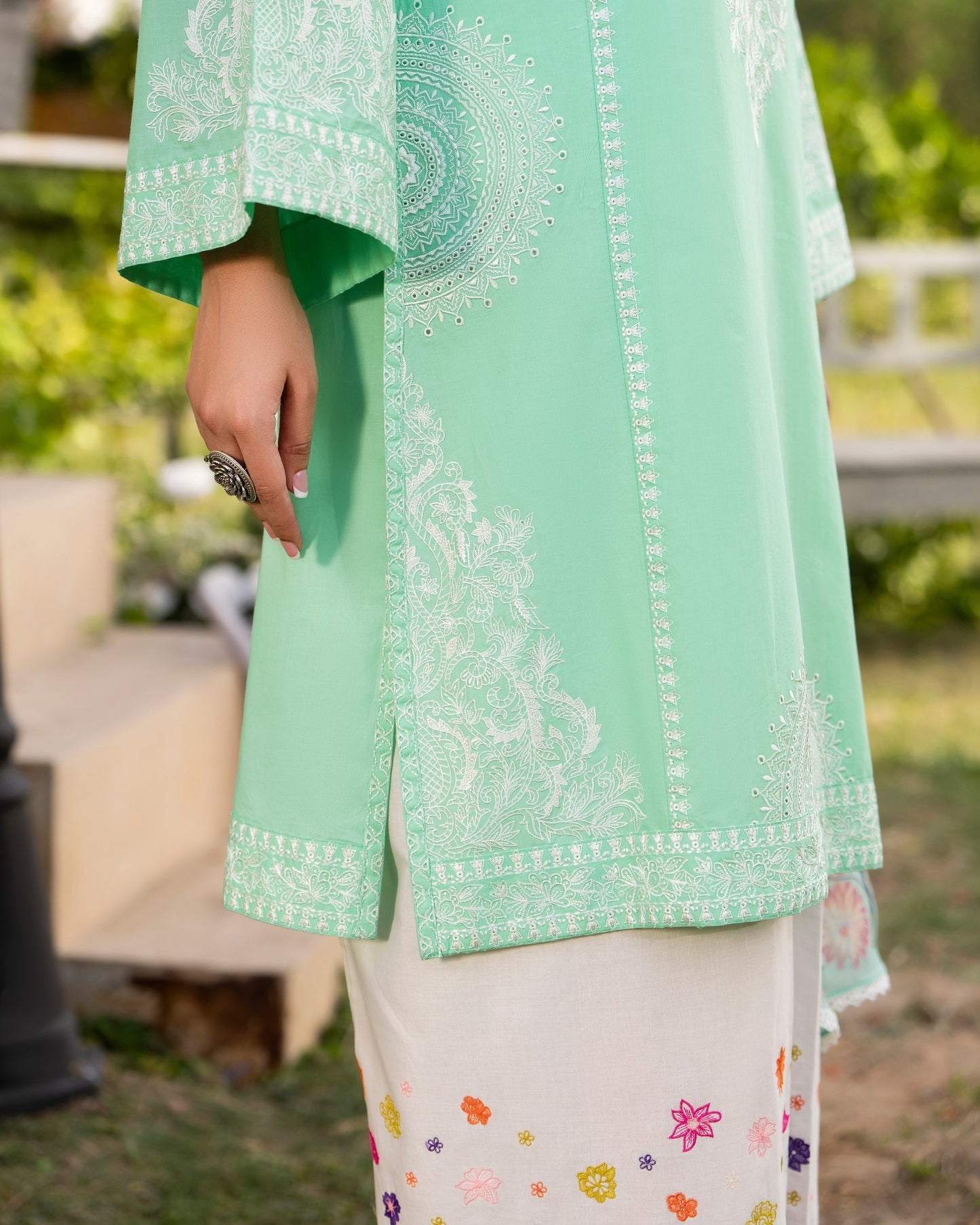 Karma Sunehri 1574 Mint Green