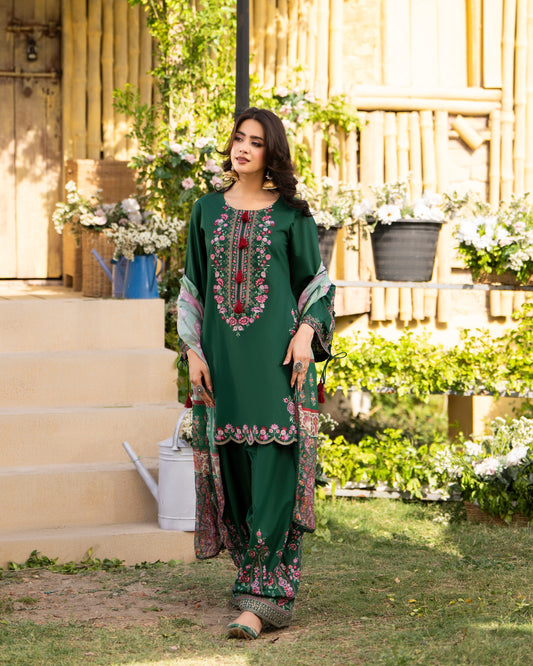 Karma Sunehri 1578 Bottle Green
