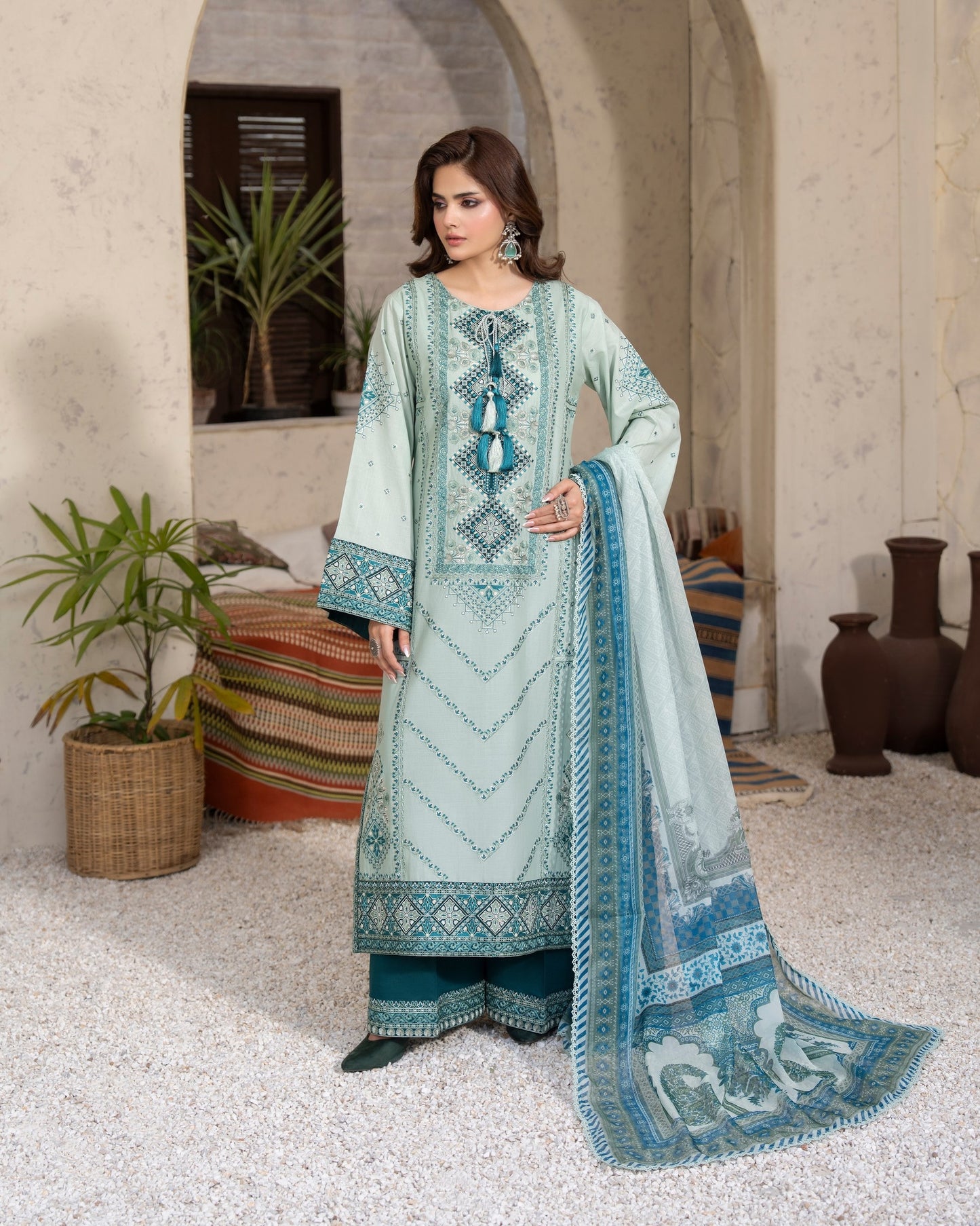 Karma Tabeer 1568 Arctic Teal