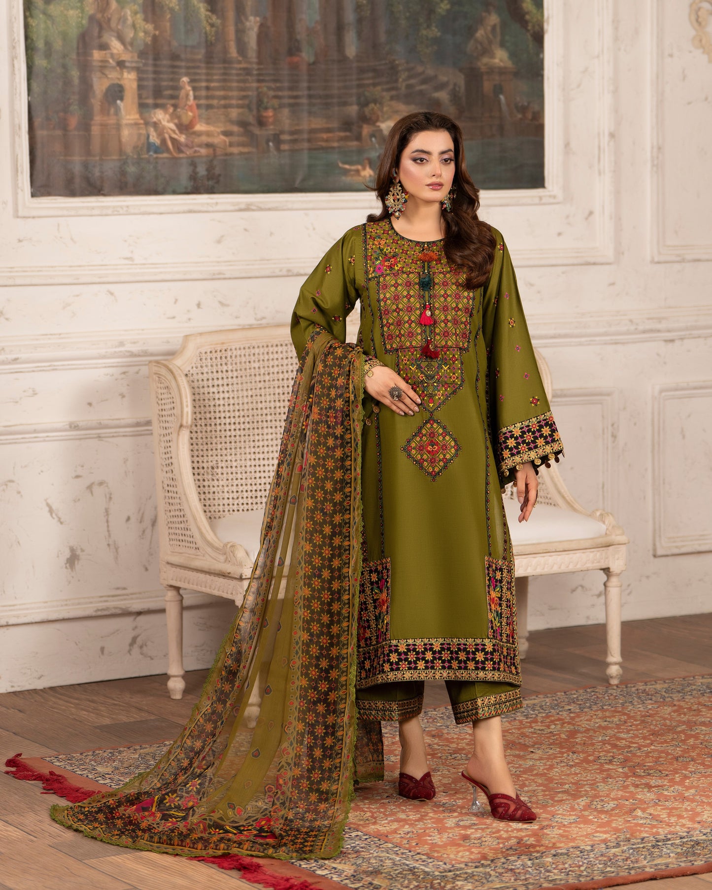 Karma Tabeer 1567 Antique Moss