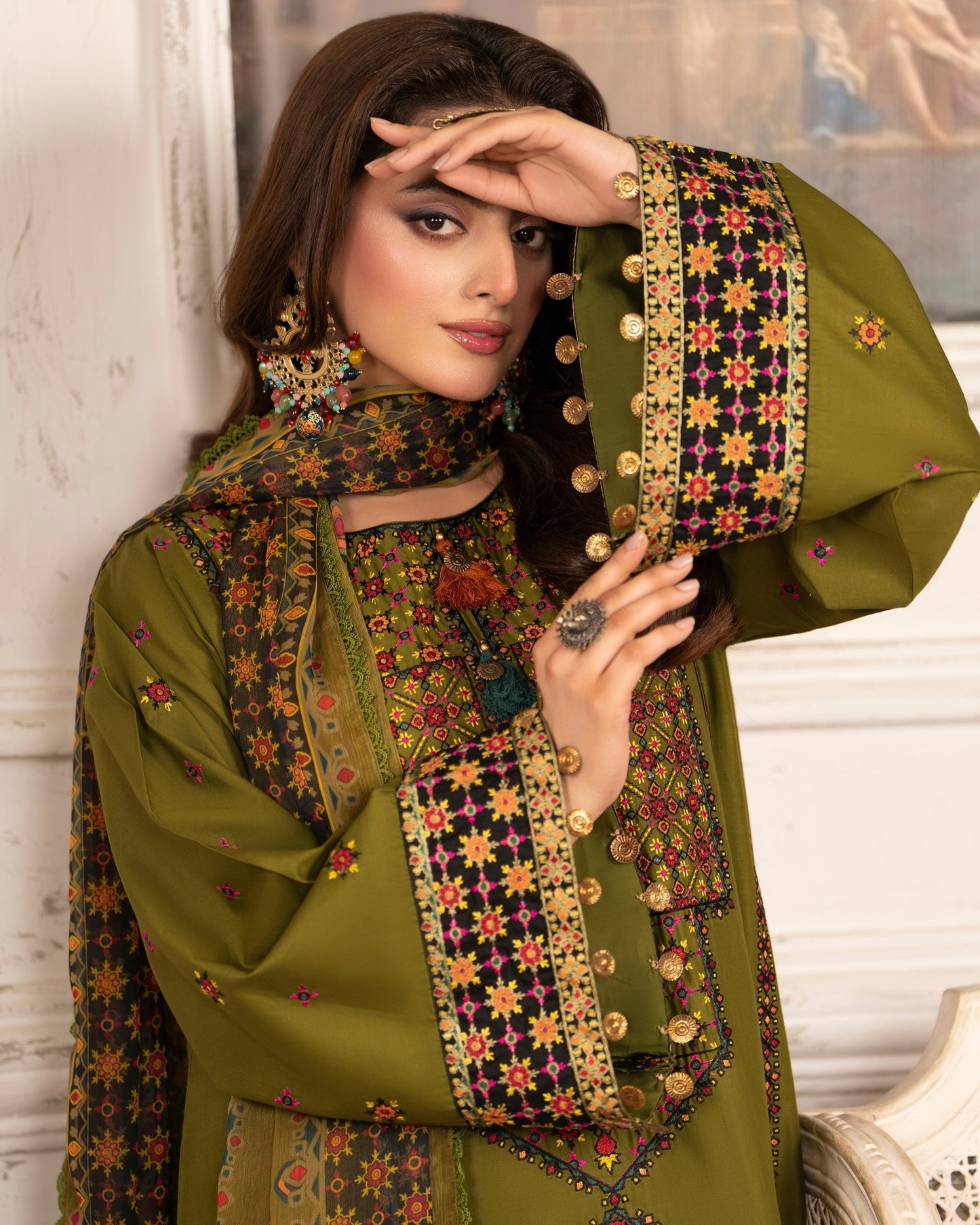 Karma Tabeer 1567 Antique Moss