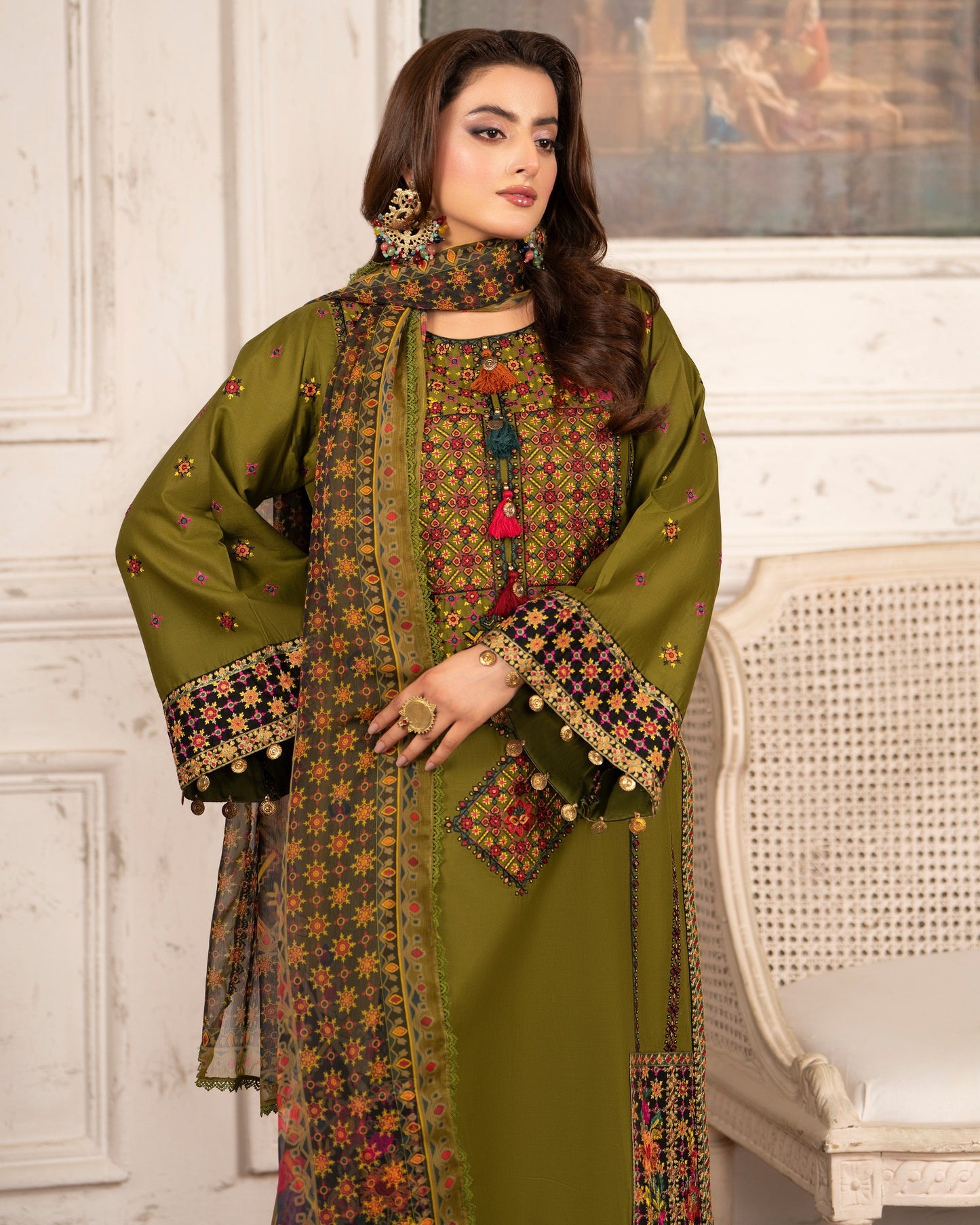 Karma Tabeer 1567 Antique Moss