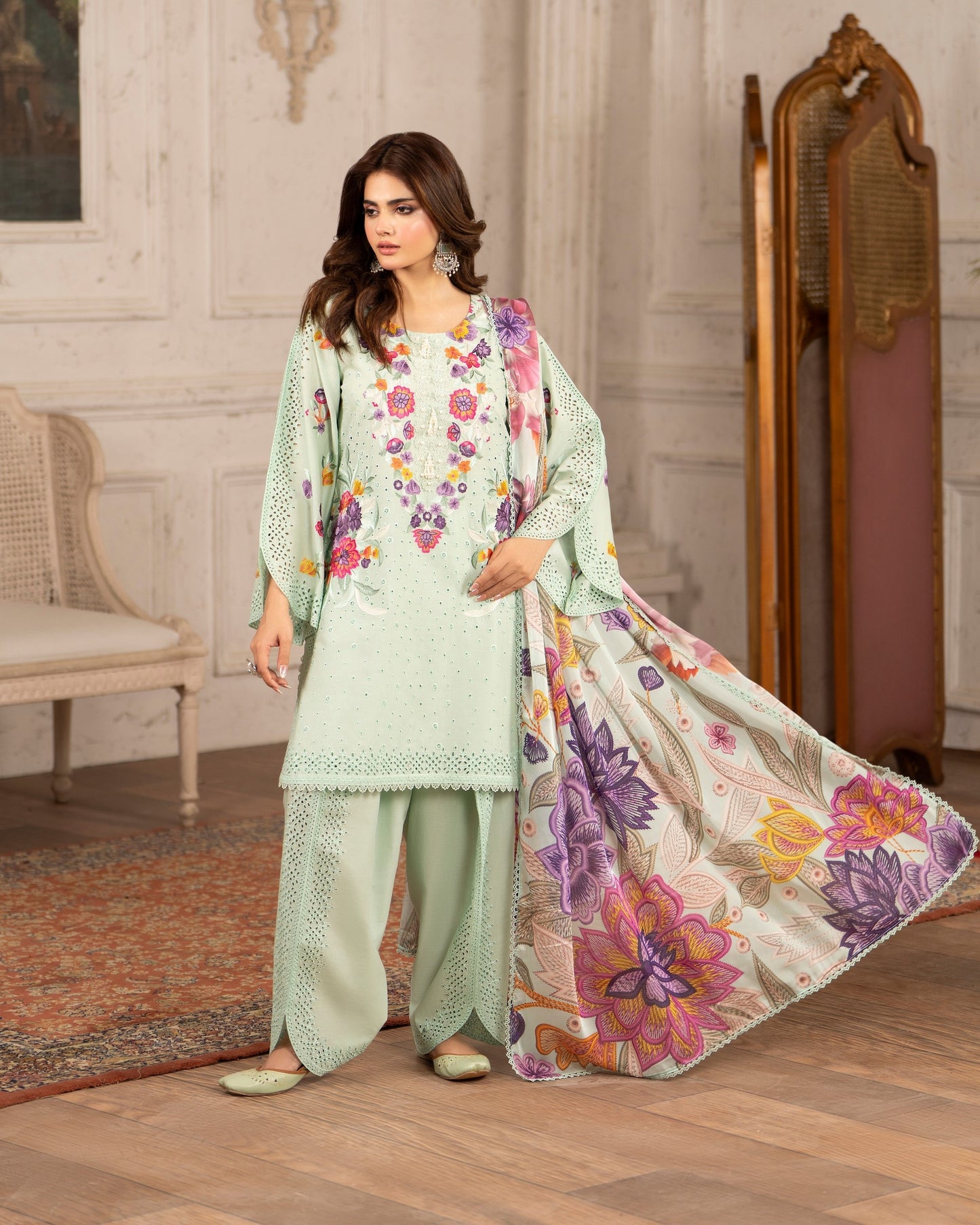 Karma Tabeer 1564 Aqua Flora