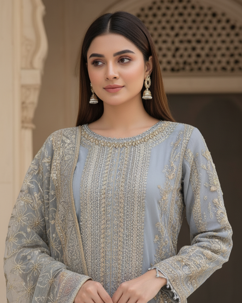 The Mughal Azure Grey