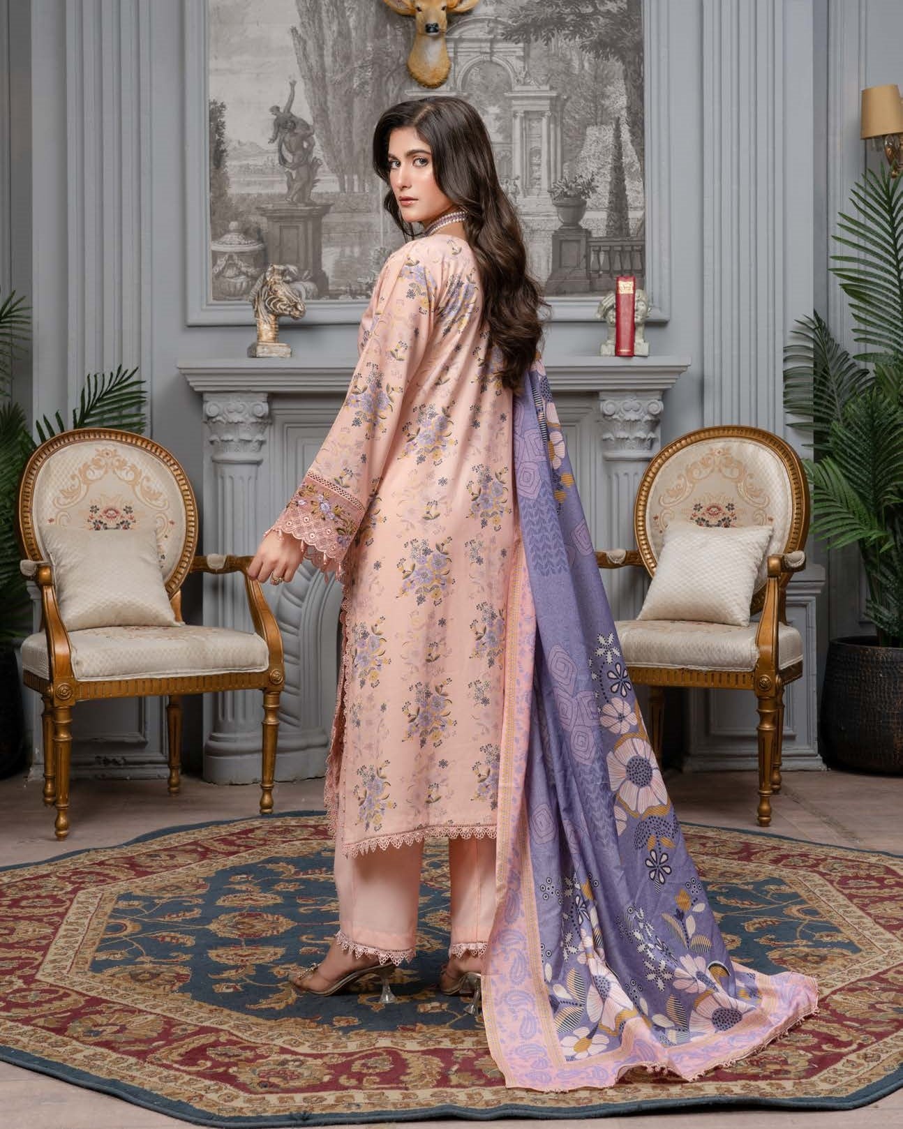 Munira Aura Dhanak 01 Peach