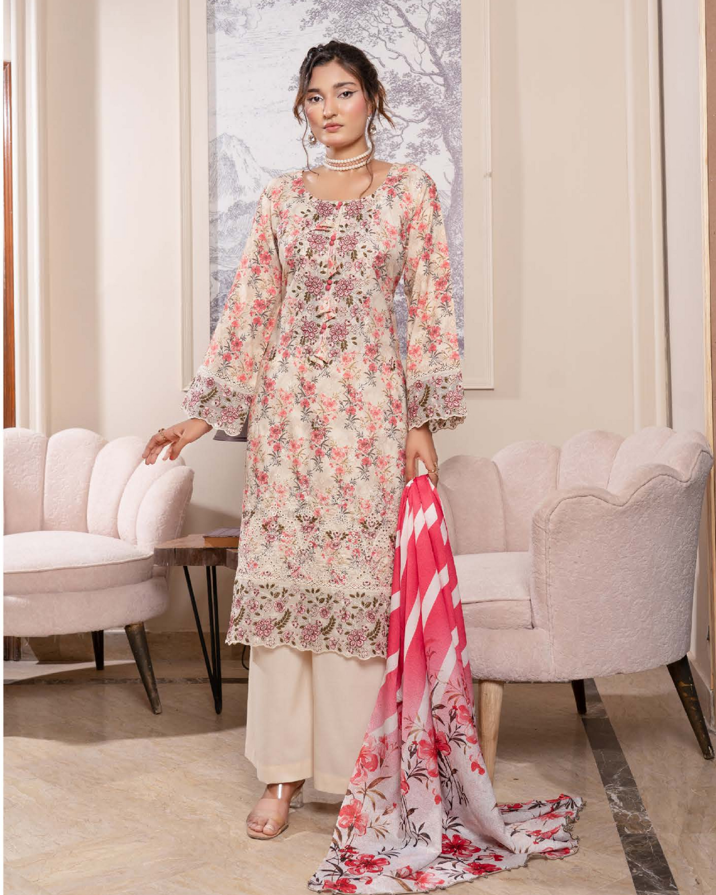 Munira Virasat Dhanak 05 Buff Skin