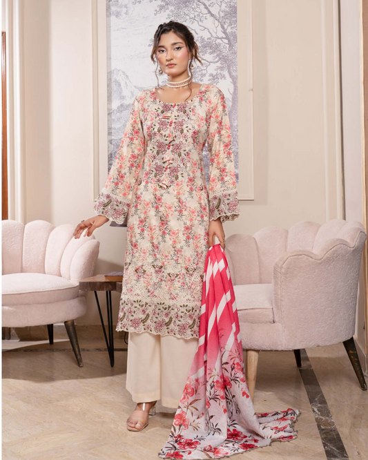 Munira Virasat Dhanak 05 Buff Skin
