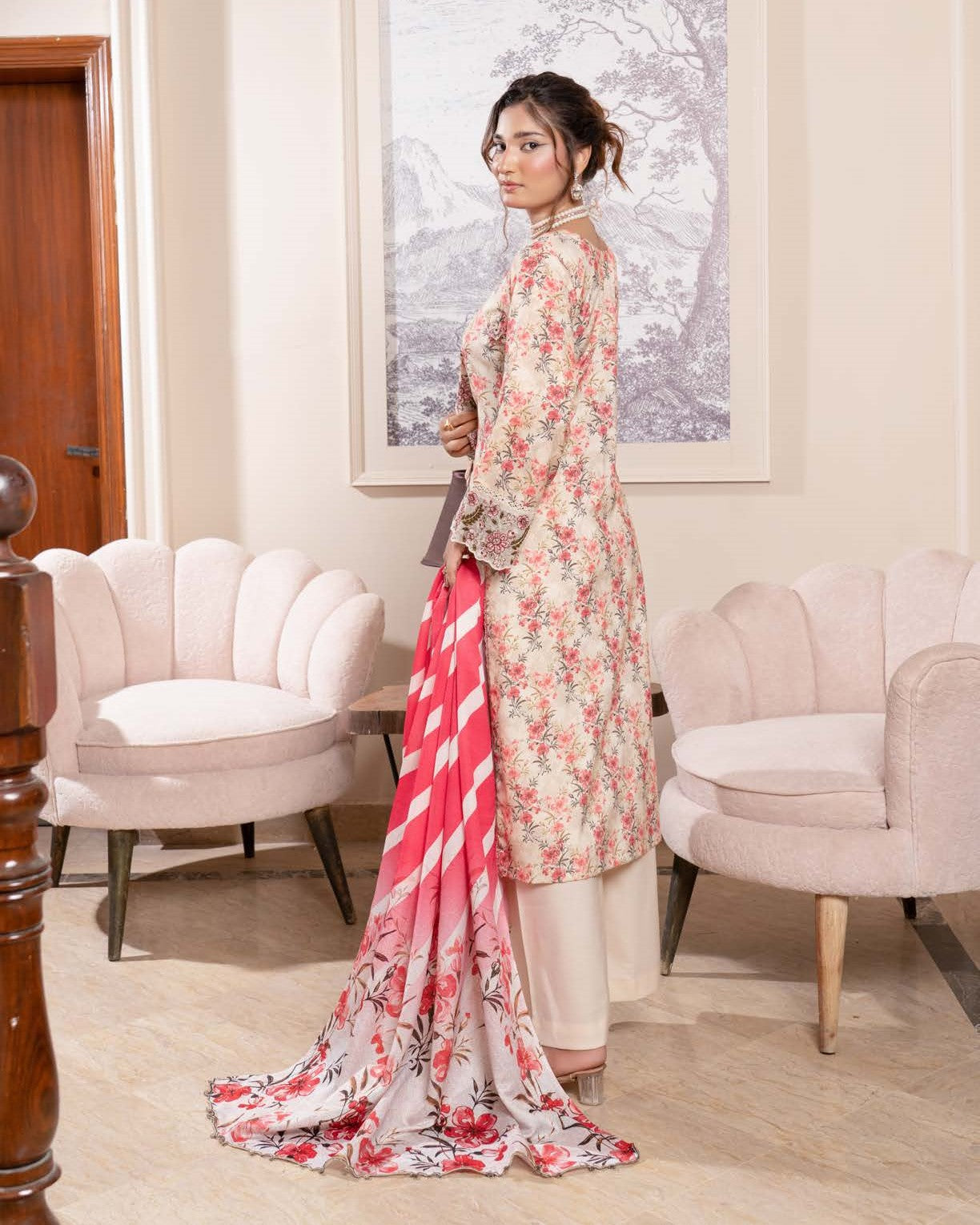 Munira Virasat Dhanak 05 Buff Skin