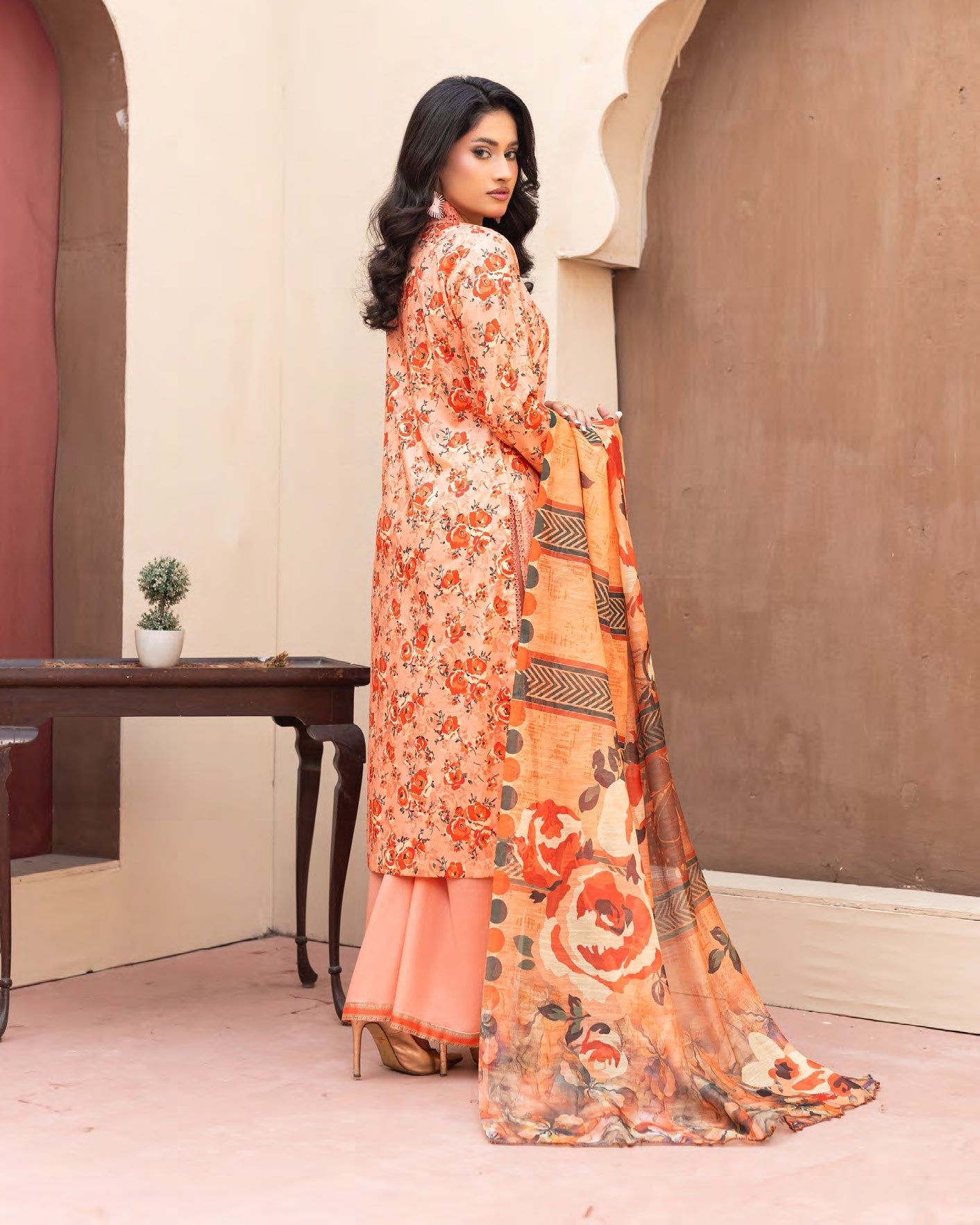 Munira Mehru Lawn MSL 04 Peach