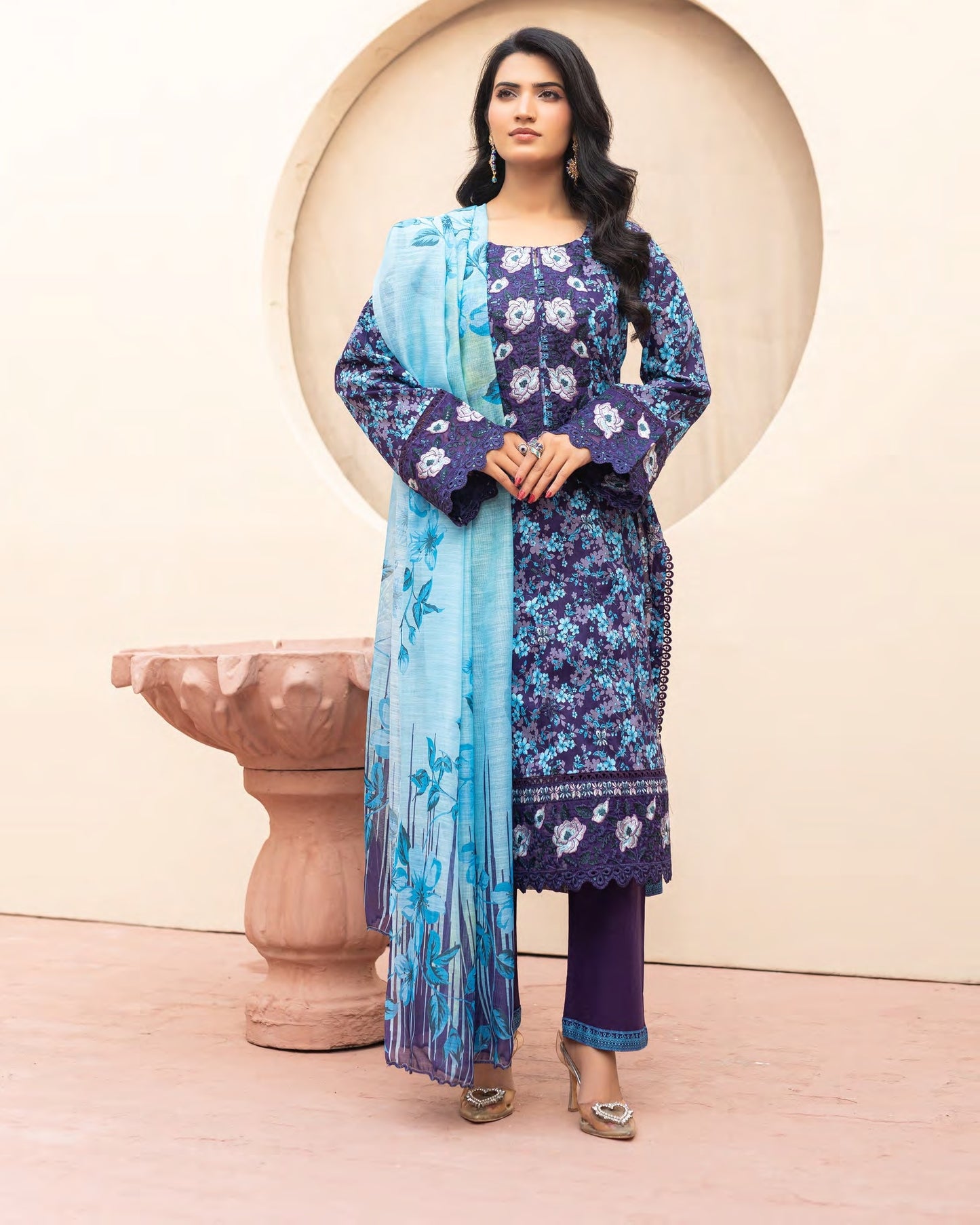 Munira Mehru Lawn MSL 05 Purple