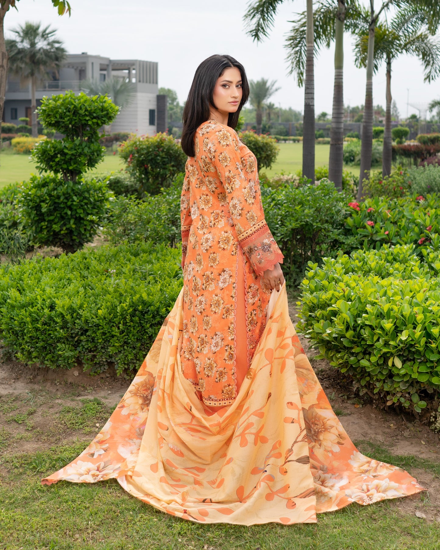 Munira Imperial Lawn 03 Orange