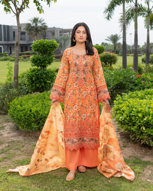 Munira Imperial Lawn 03 Orange