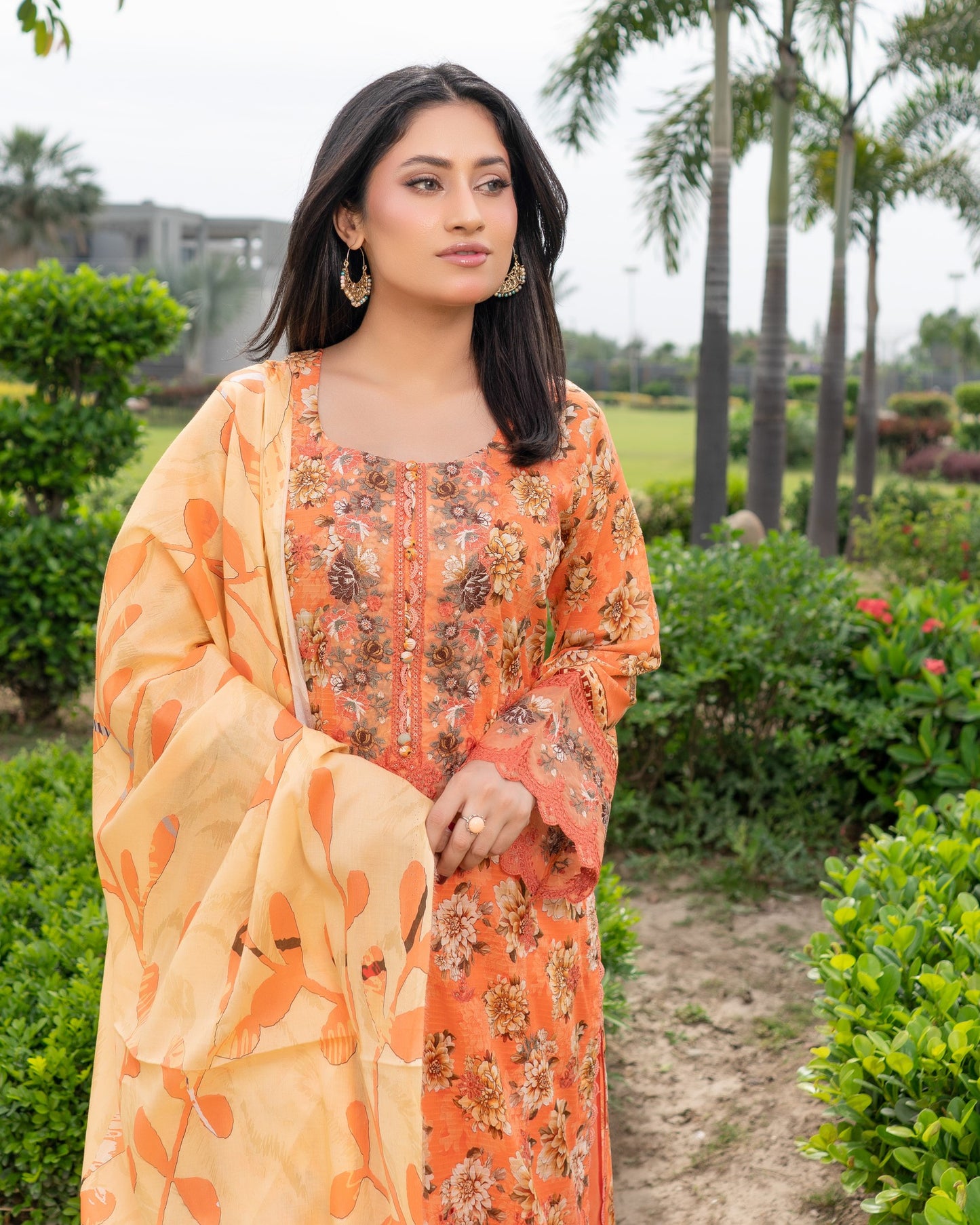 Munira Imperial Lawn 03 Orange