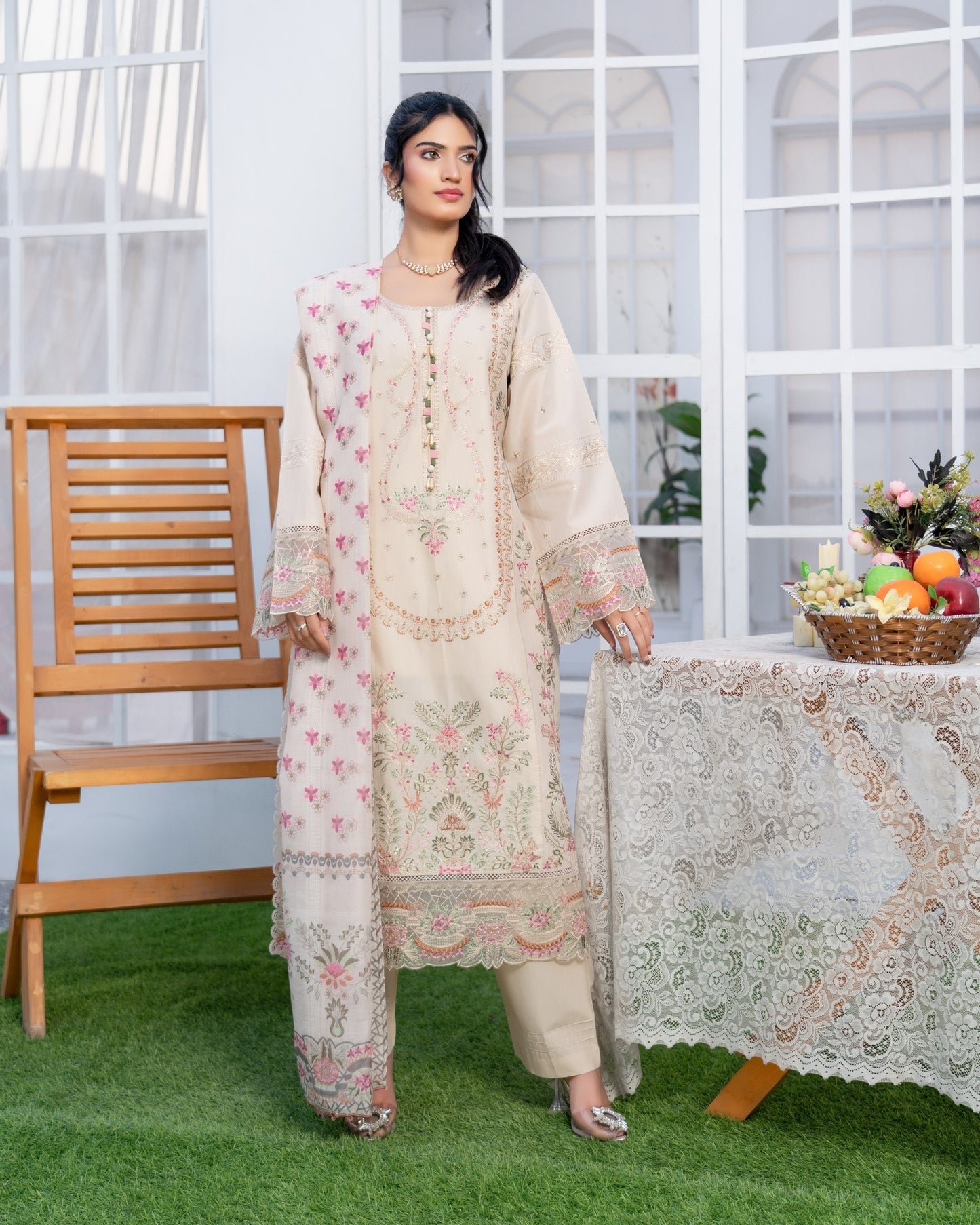 Munira Guman Cotton 05 Cream