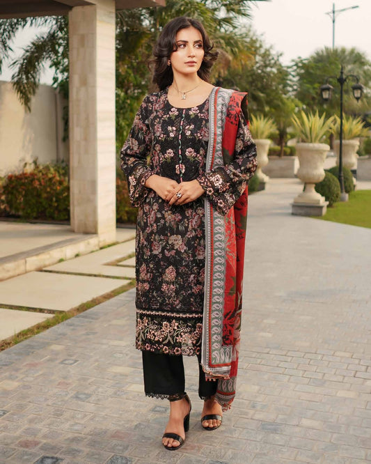 Munira Muam Dhanak 03 Black