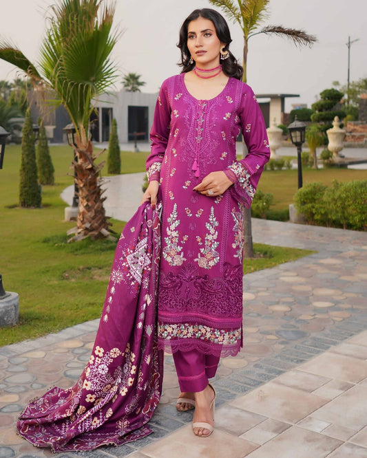 Noor-e-Munira Dhanak MSL 02 Magenta