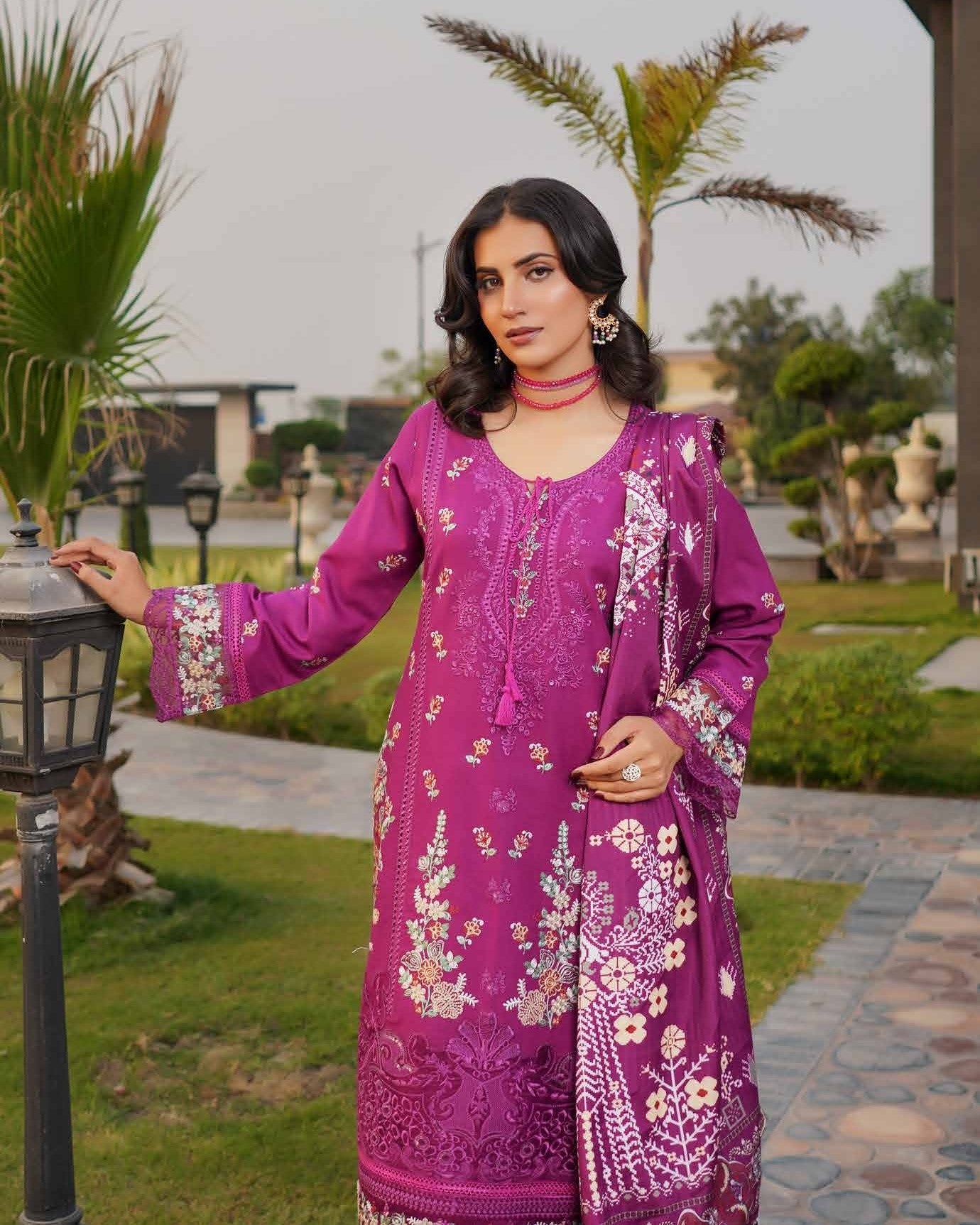 Noor-e-Munira Dhanak MSL 02 Magenta