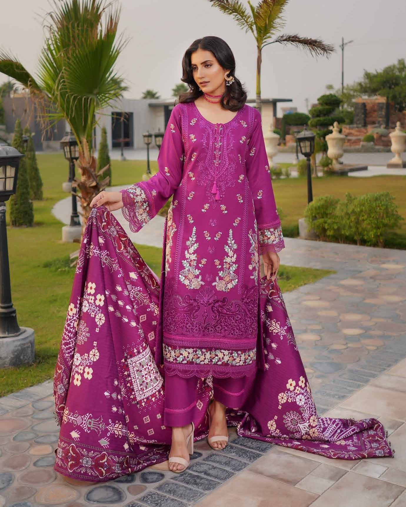 Noor-e-Munira Dhanak MSL 02 Magenta