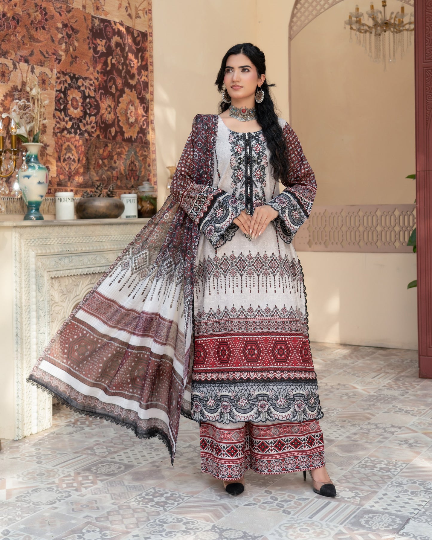 Munira Khwahish 03 White