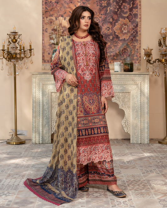 Munira Khwahish 01 Burgundy