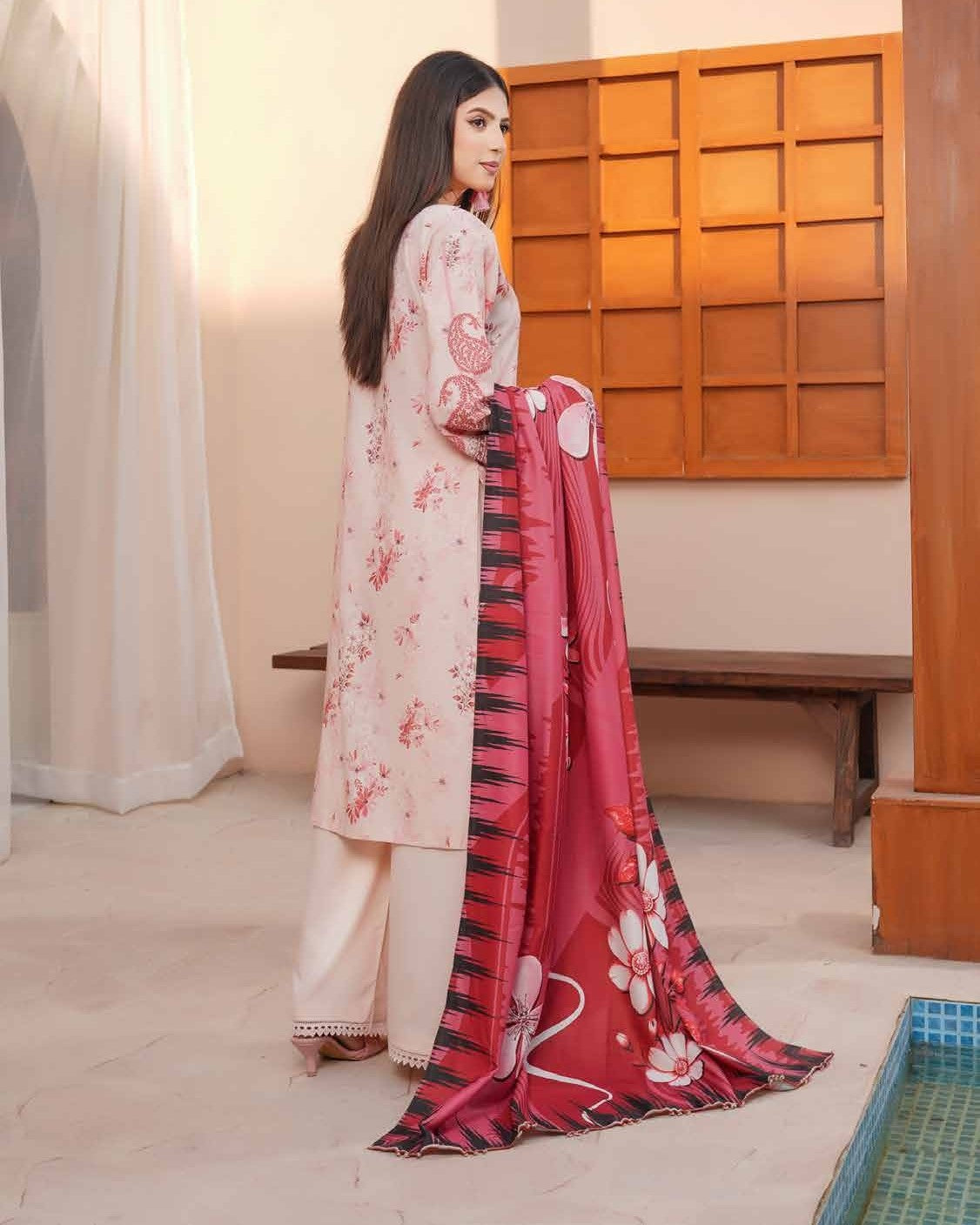 Munira Aaina Dhanak 05 Rose Pink