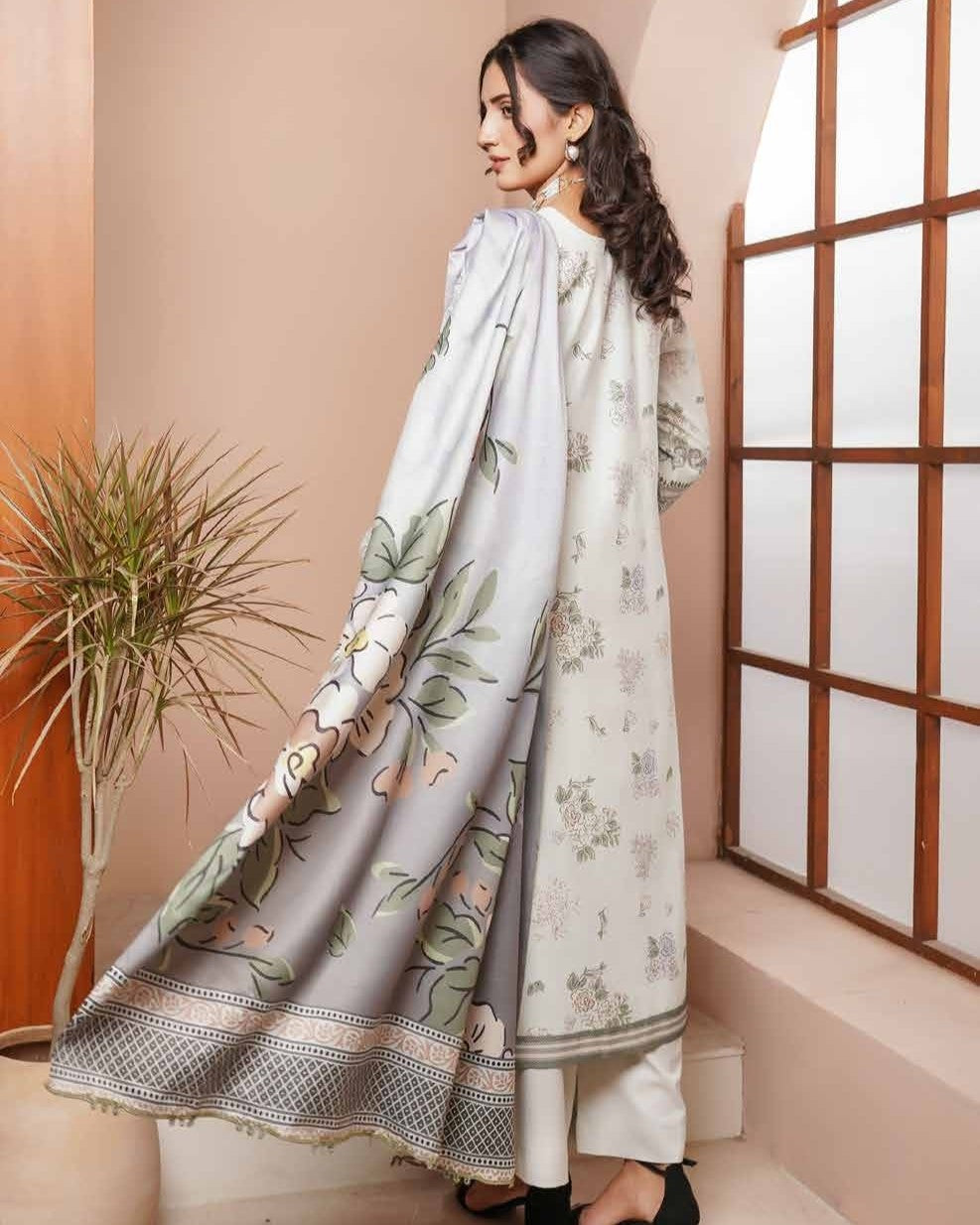 Munira Aaina Dhanak 07 Mint Green