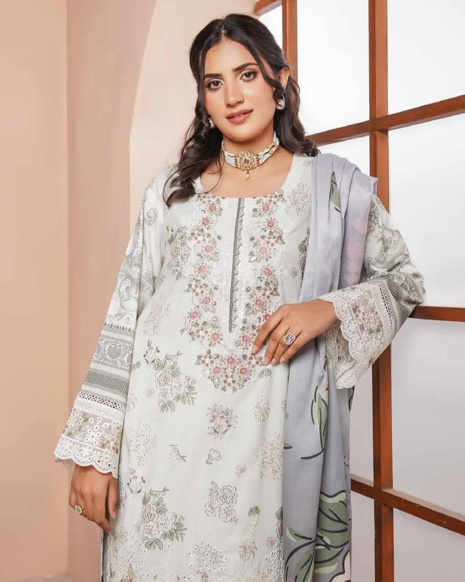 Munira Aaina Dhanak 07 Mint Green
