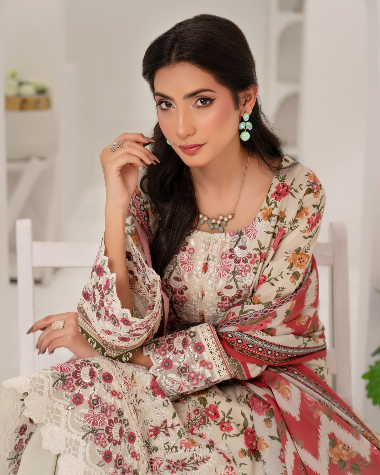 Munira Manzil Lawn 02 Light Mint