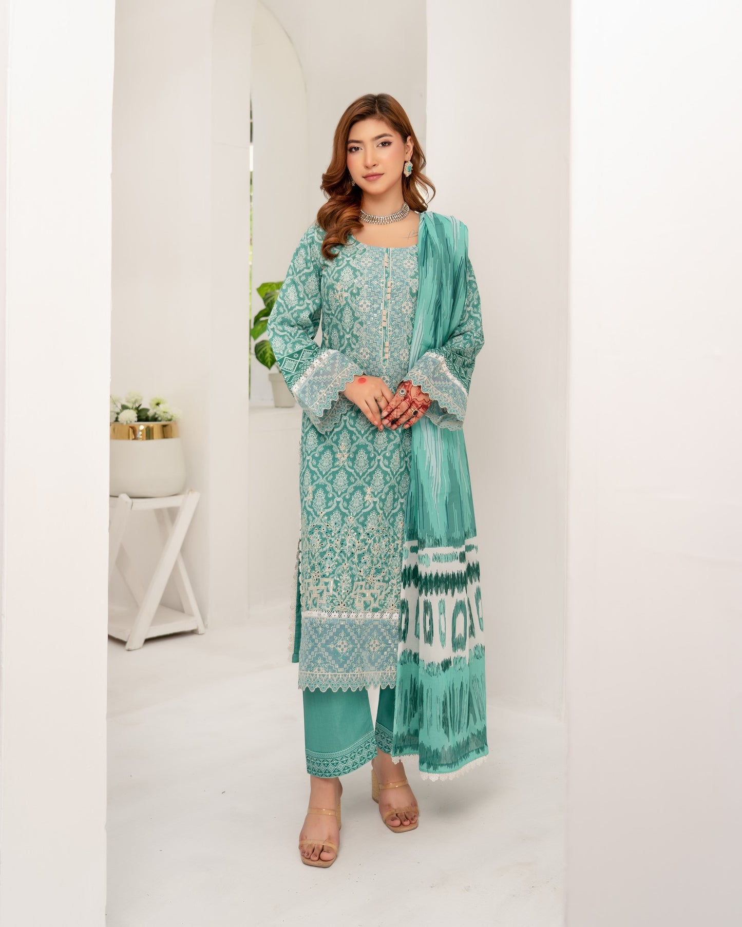 Munira Manzil Lawn 04 C Green