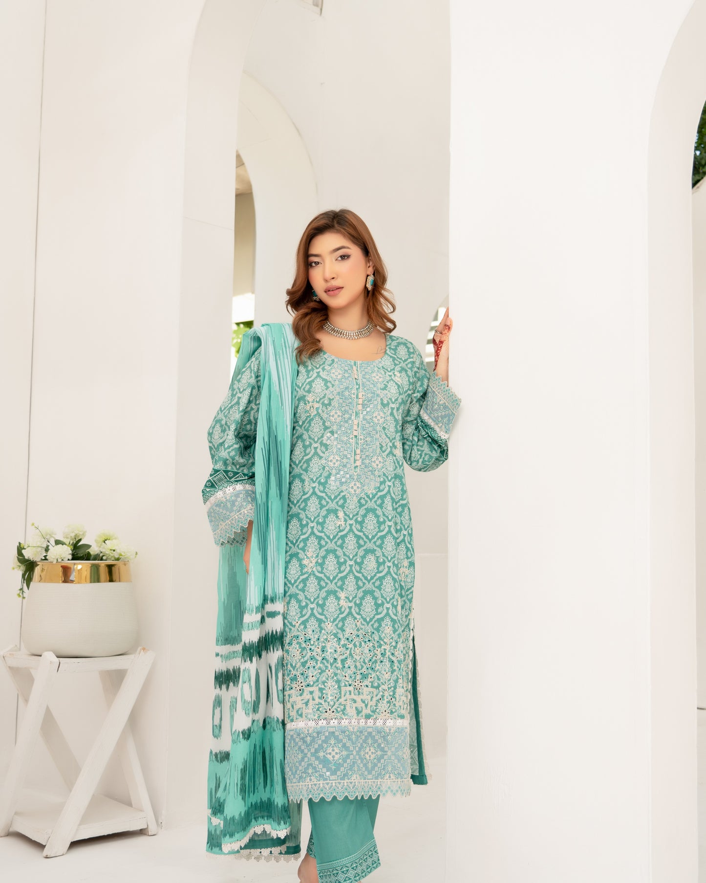 Munira Manzil Lawn 04 C Green