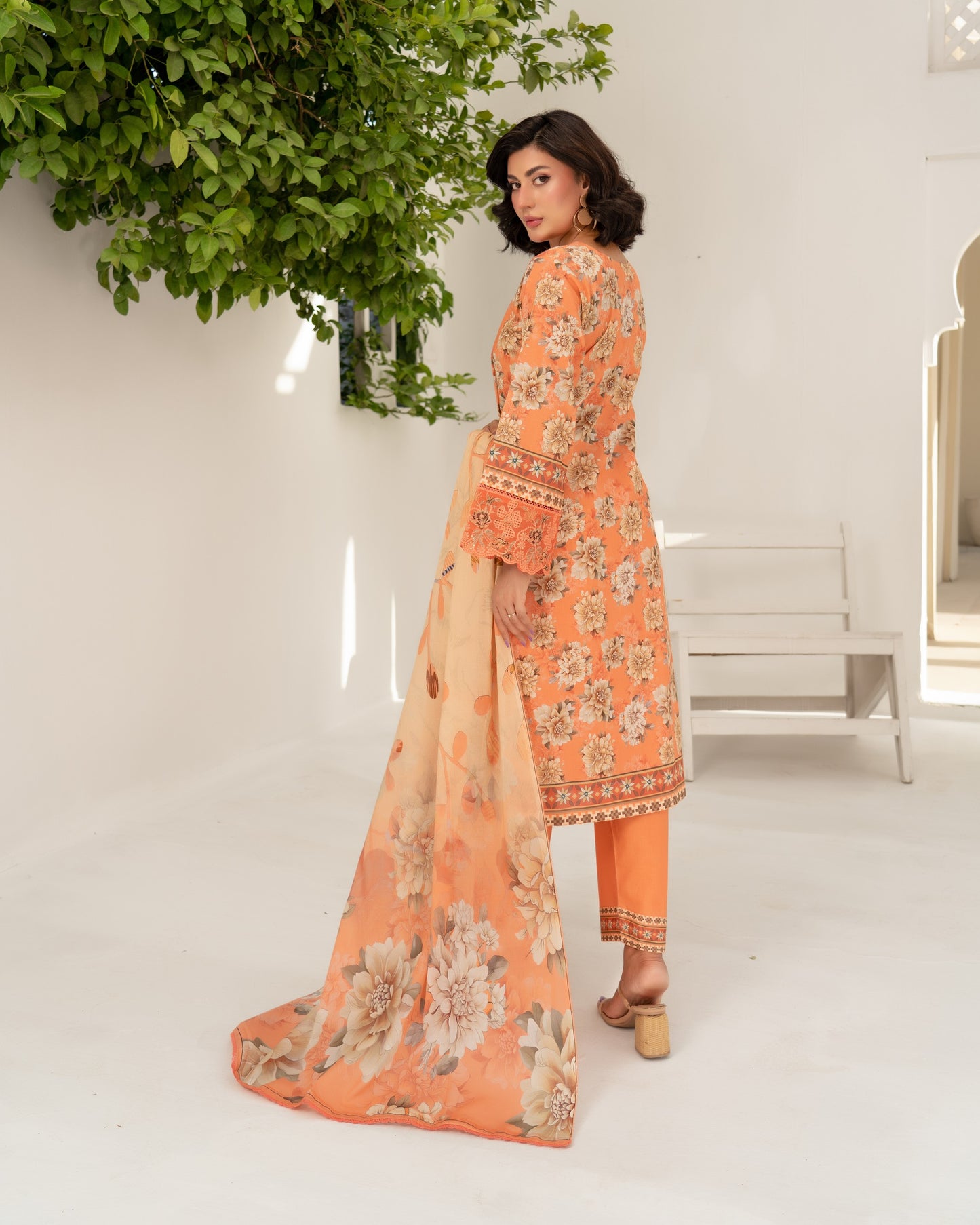 Munira Manzil Lawn 06 Peach