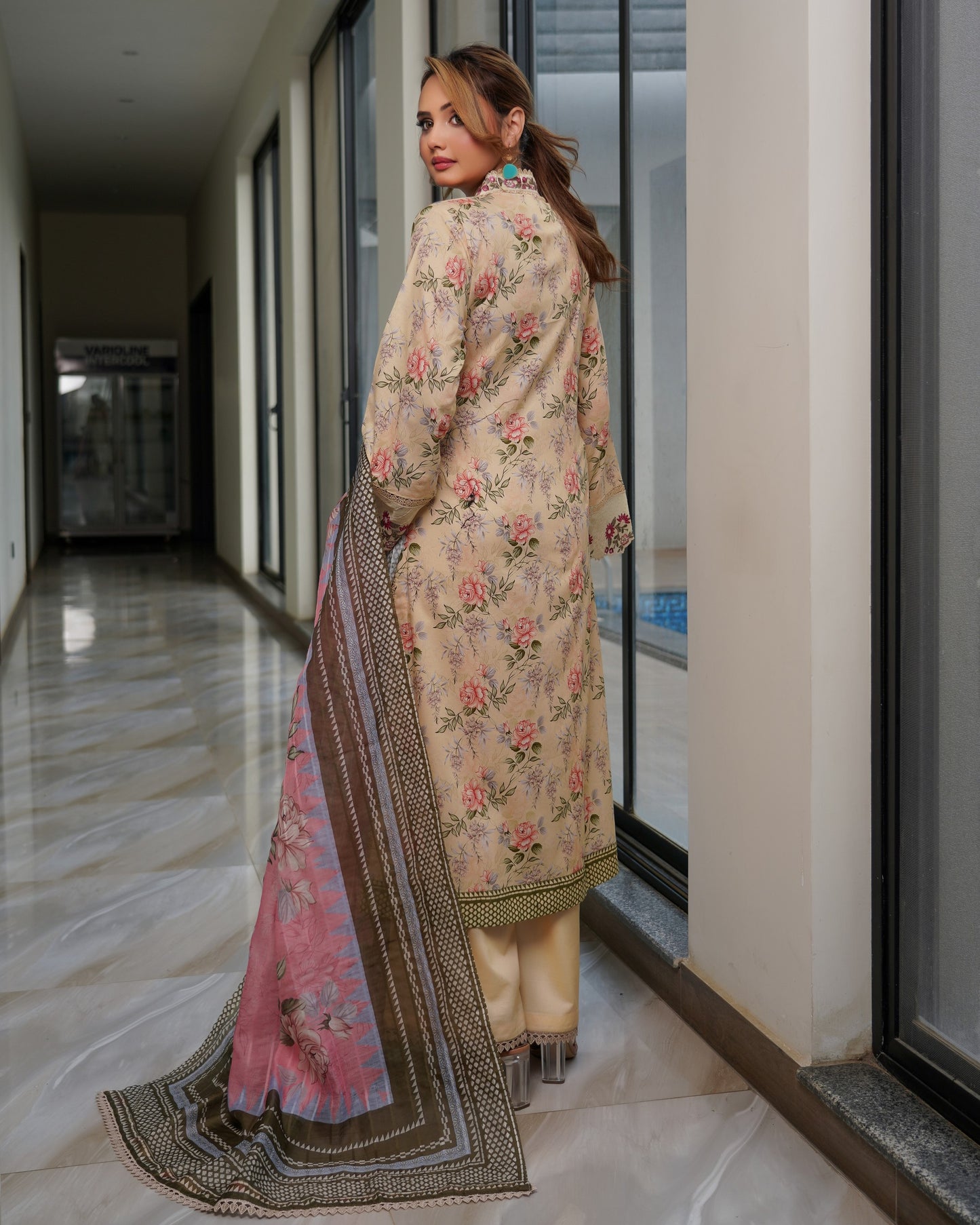 Munira Gulnar Lawn Shirt Skin
