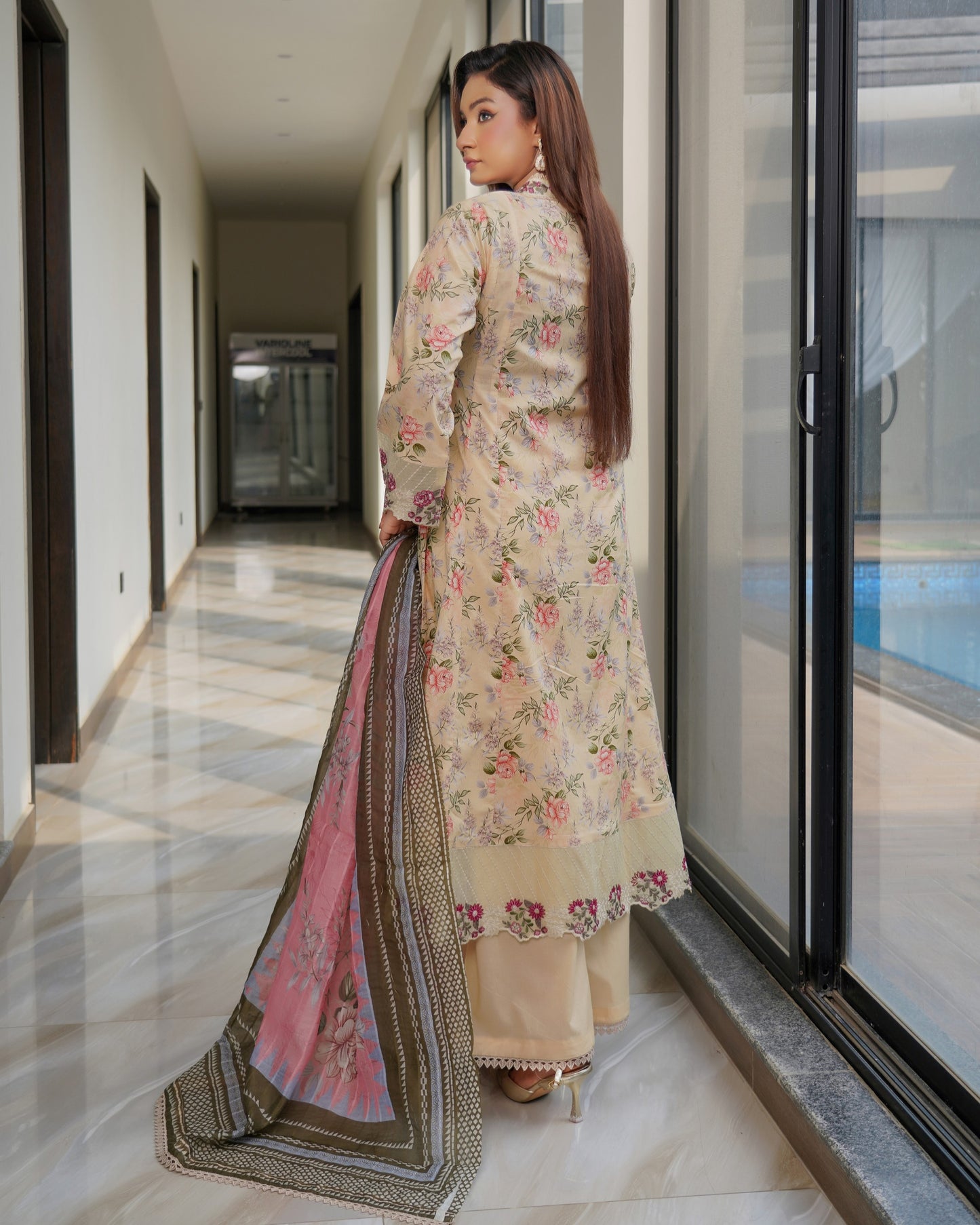 Munira Gulnar Lawn Frock Skin