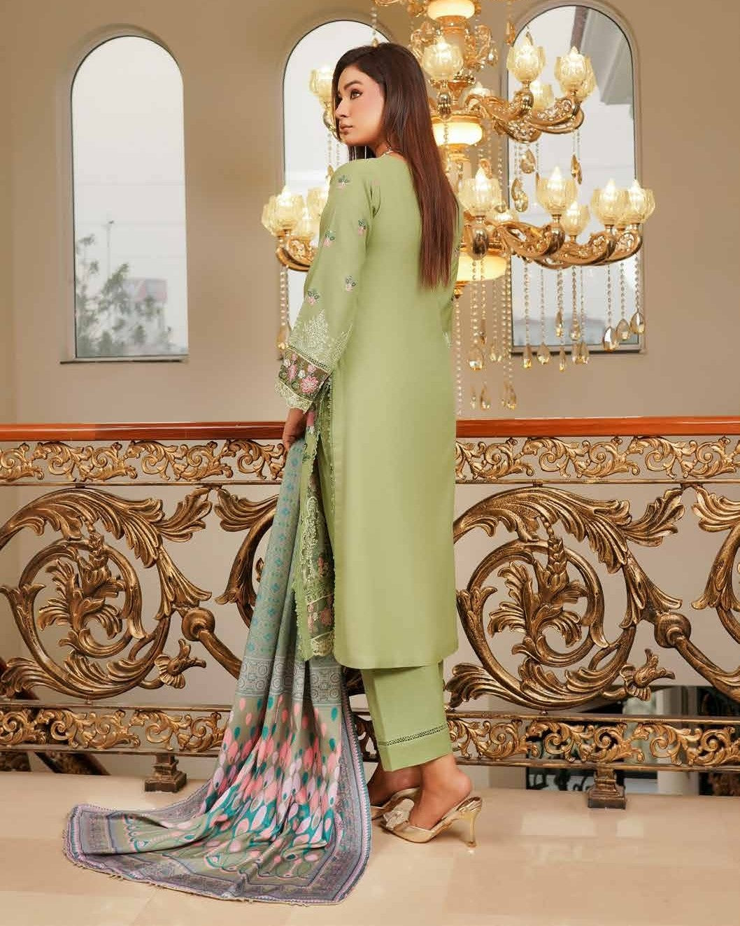 Munira Mehar Dhanak MSL 07 Parrot Green