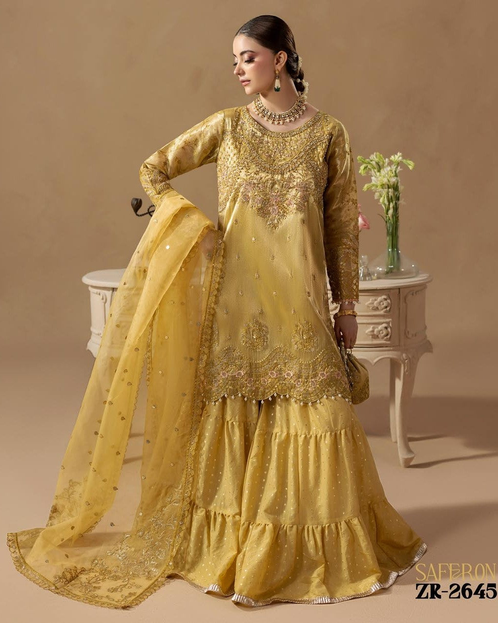 Zardozi ZR 2645 Saffron