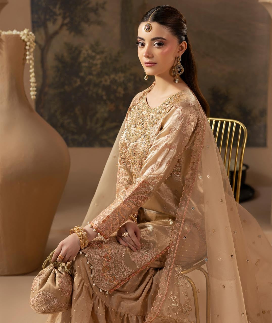 Zardozi ZR 2645 Rose Gold