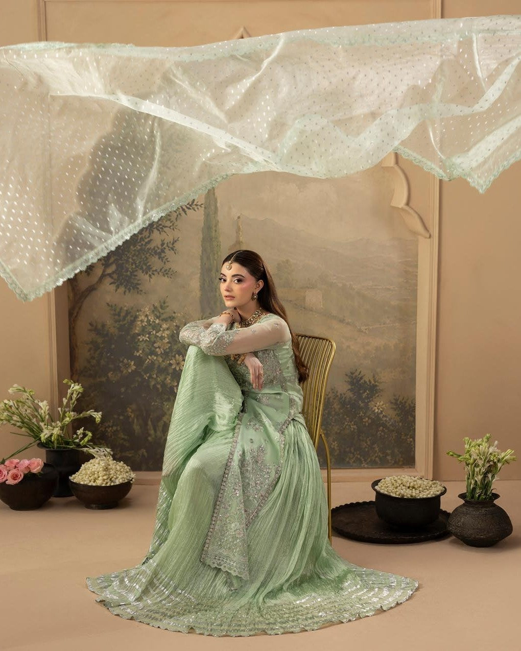 Zardozi ZR 2646 Mint Green