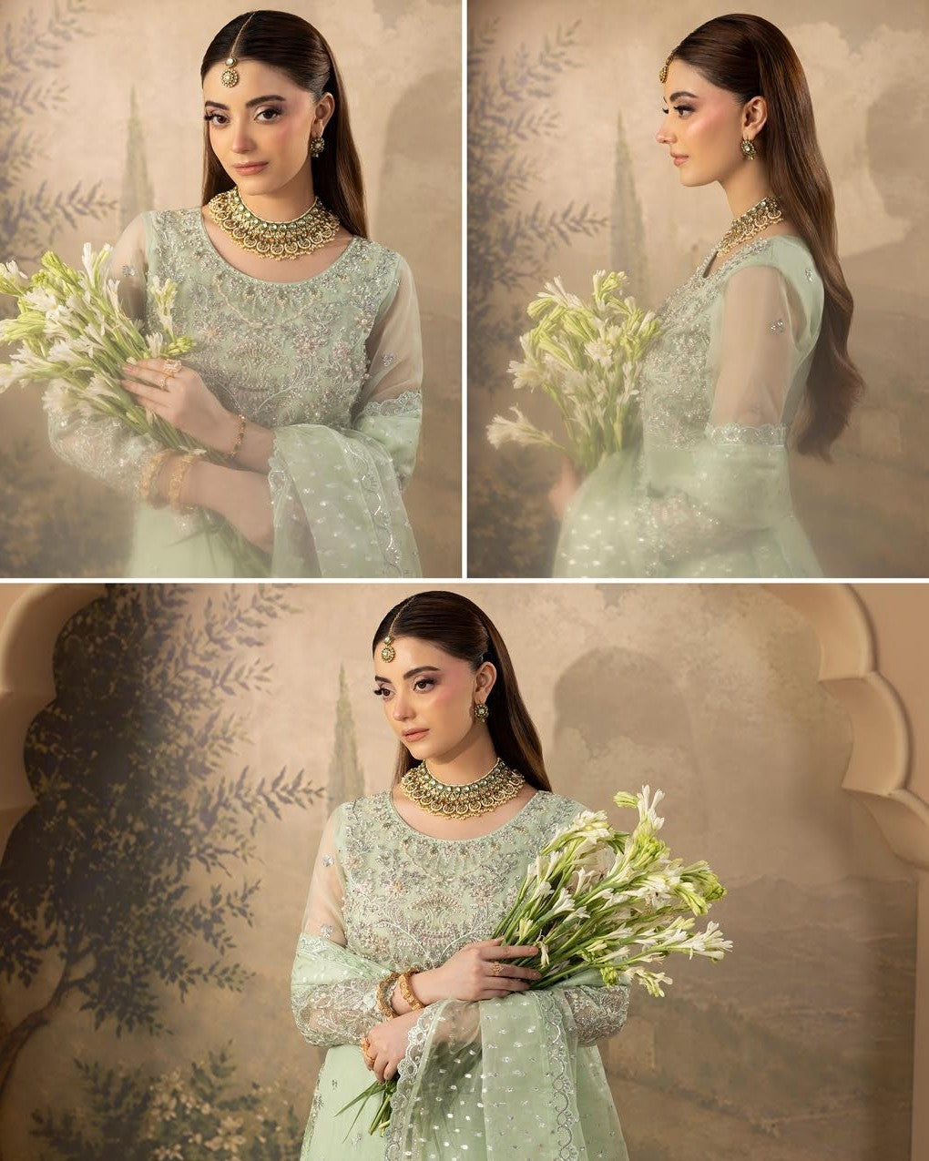 Zardozi ZR 2646 Mint Green