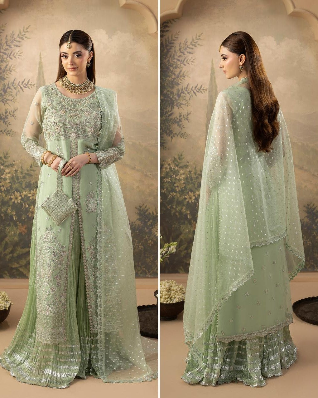 Zardozi ZR 2646 Mint Green