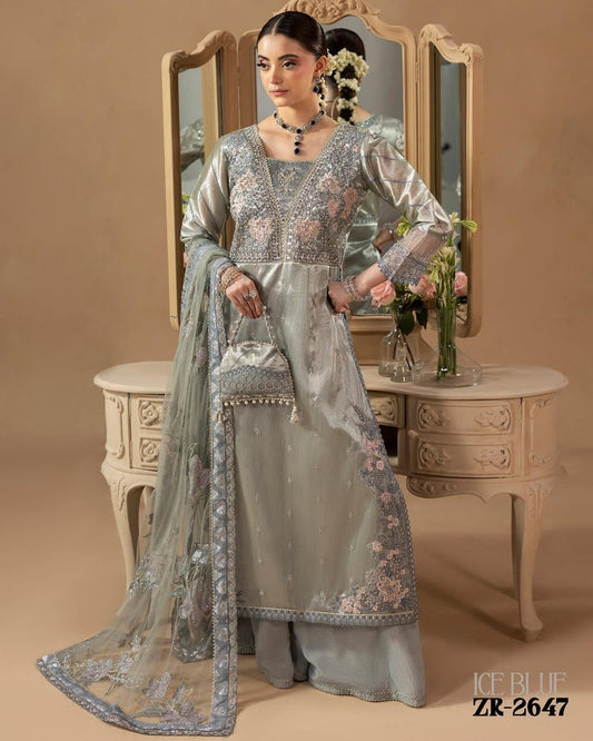Zardozi ZR 2647 Ice Blue